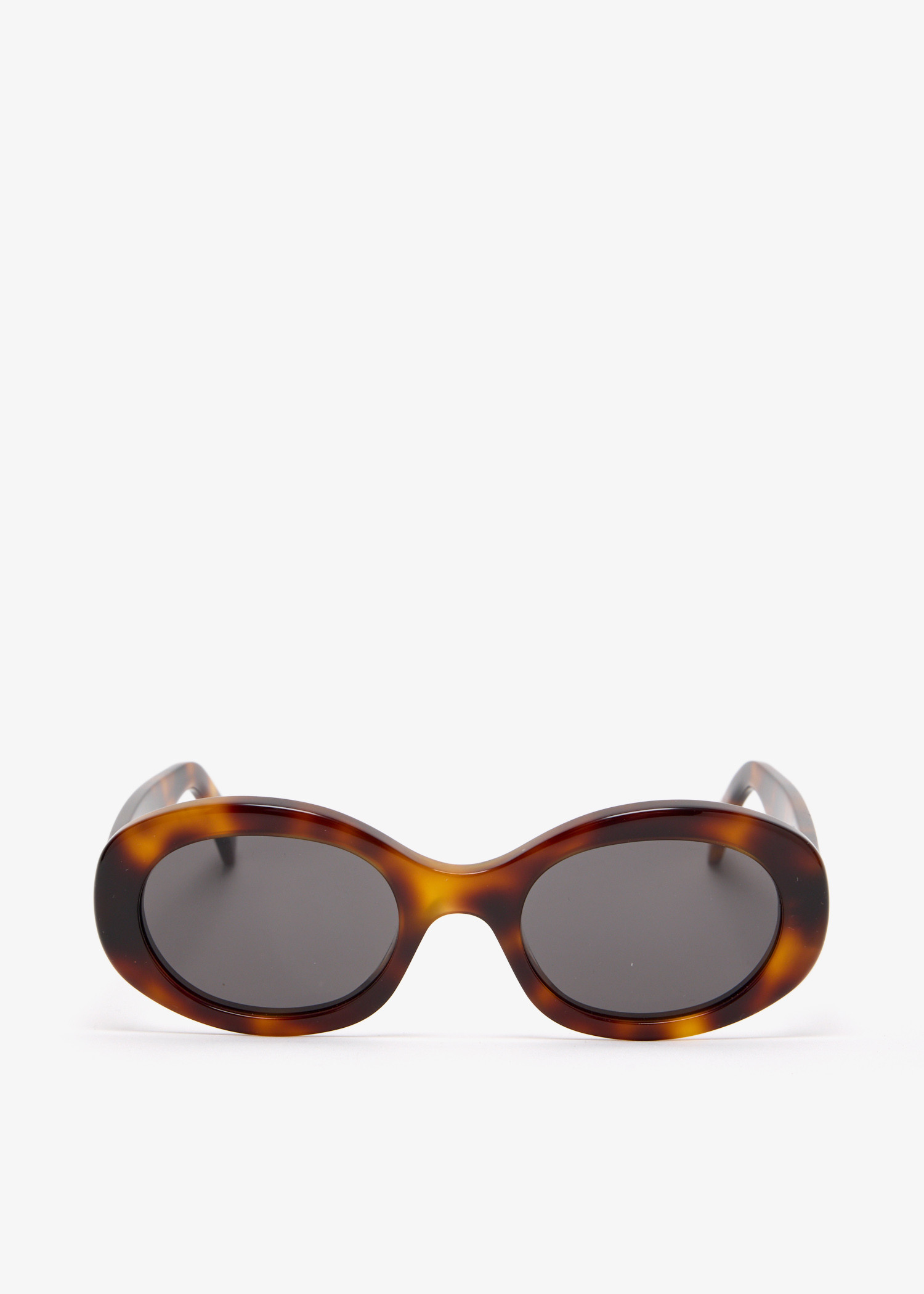 

Triomphe oval sunglasses, Brown