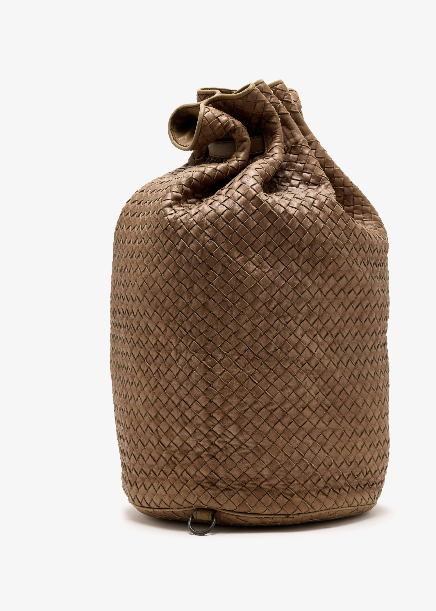 

Intrecciato bucket backpack, Brown