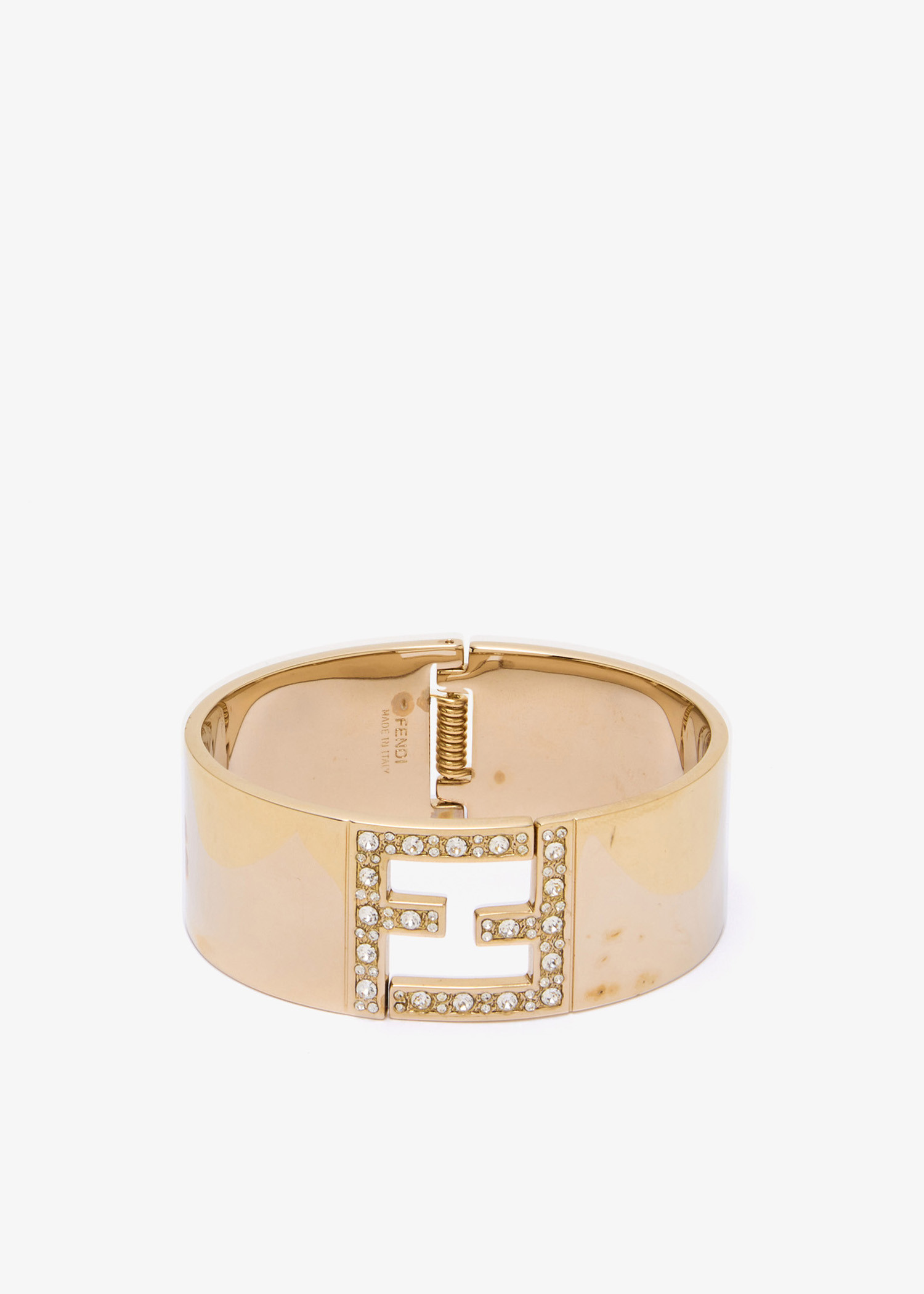 

Fendista wide bangle, Gold