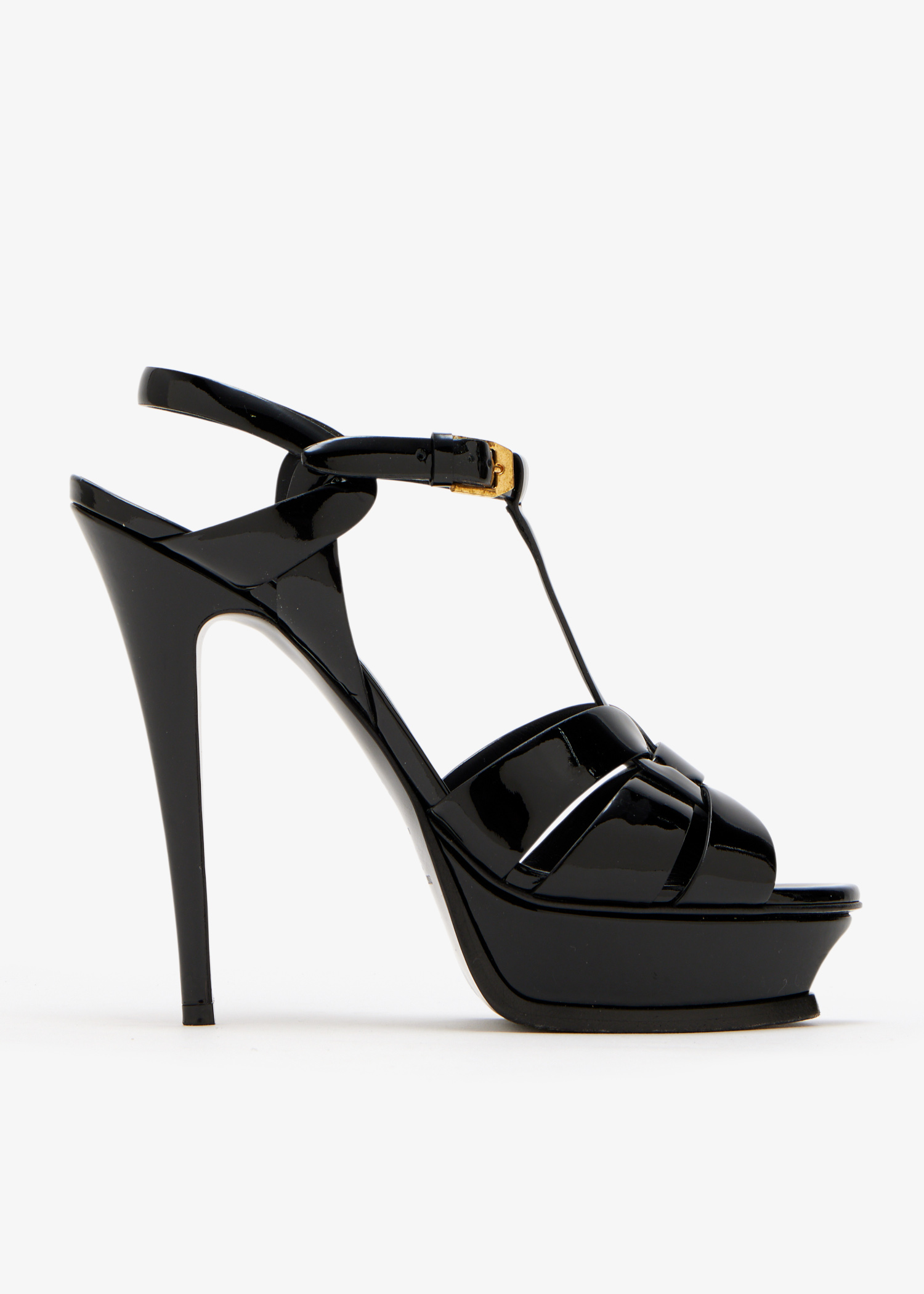 

Tribute platform sandals, Black