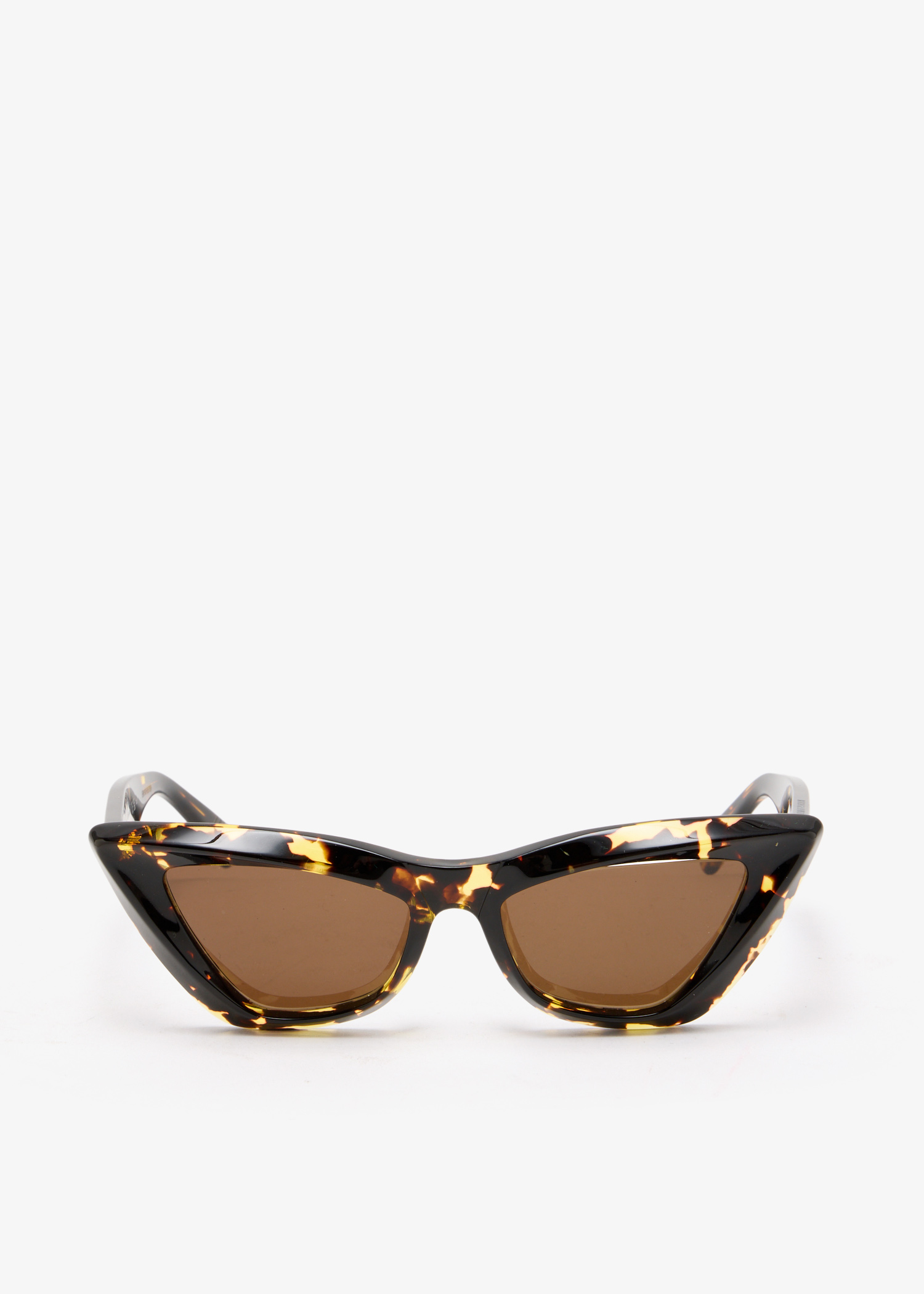 

Tortoiseshell cat-eye sunglasses, Brown