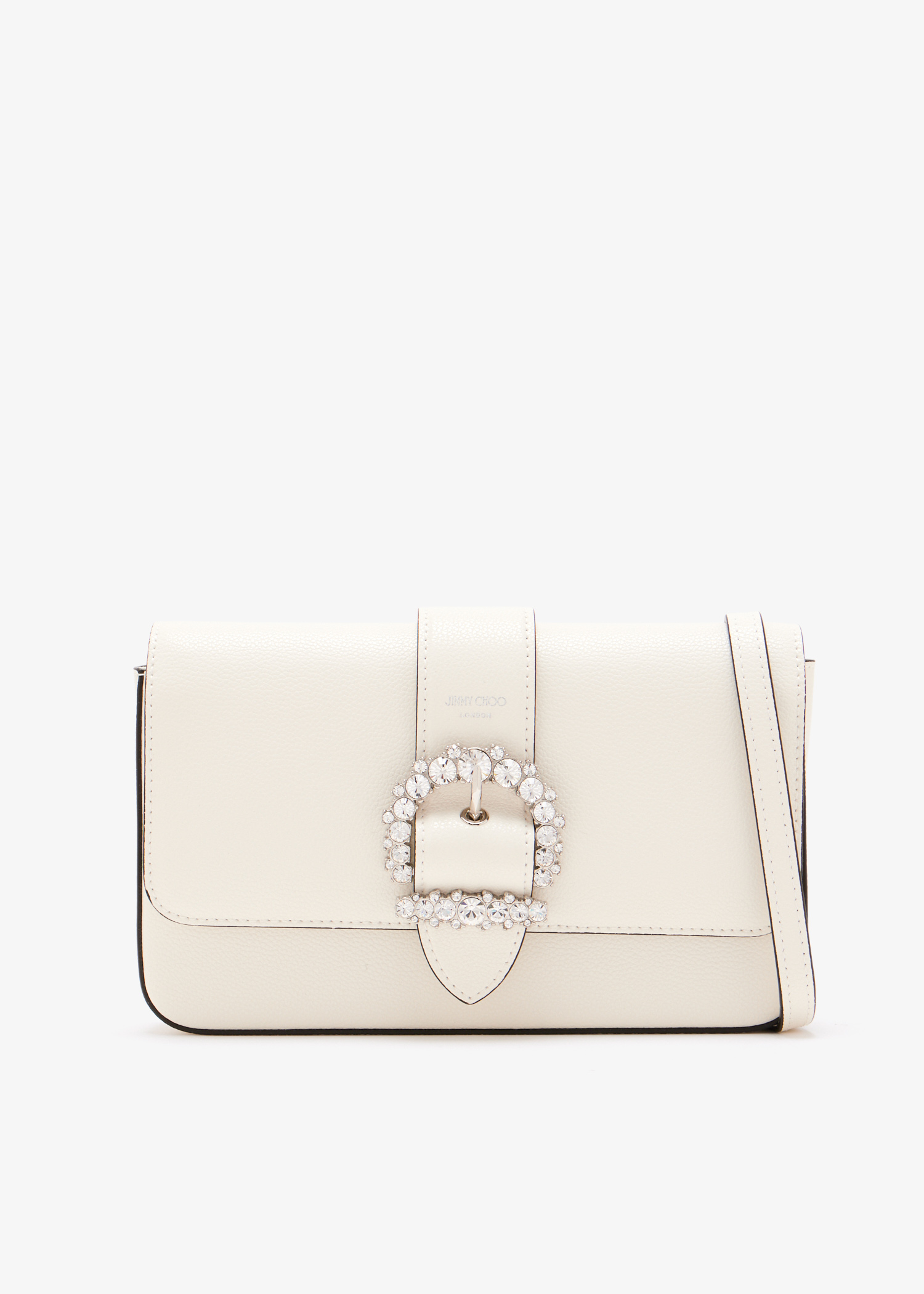 

Cheri Crystal-embellished bag, White