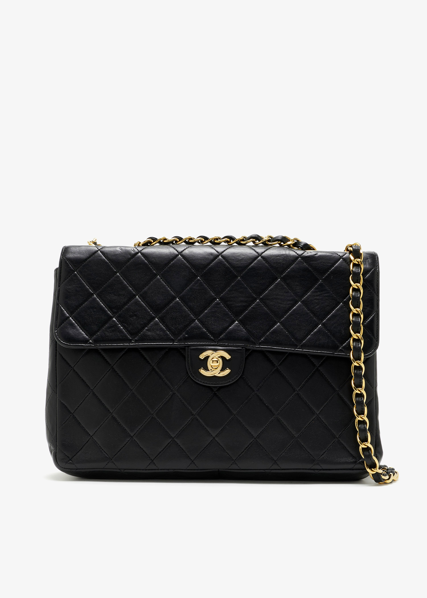 

Classic Jumbo Flap shoulder bag, Black