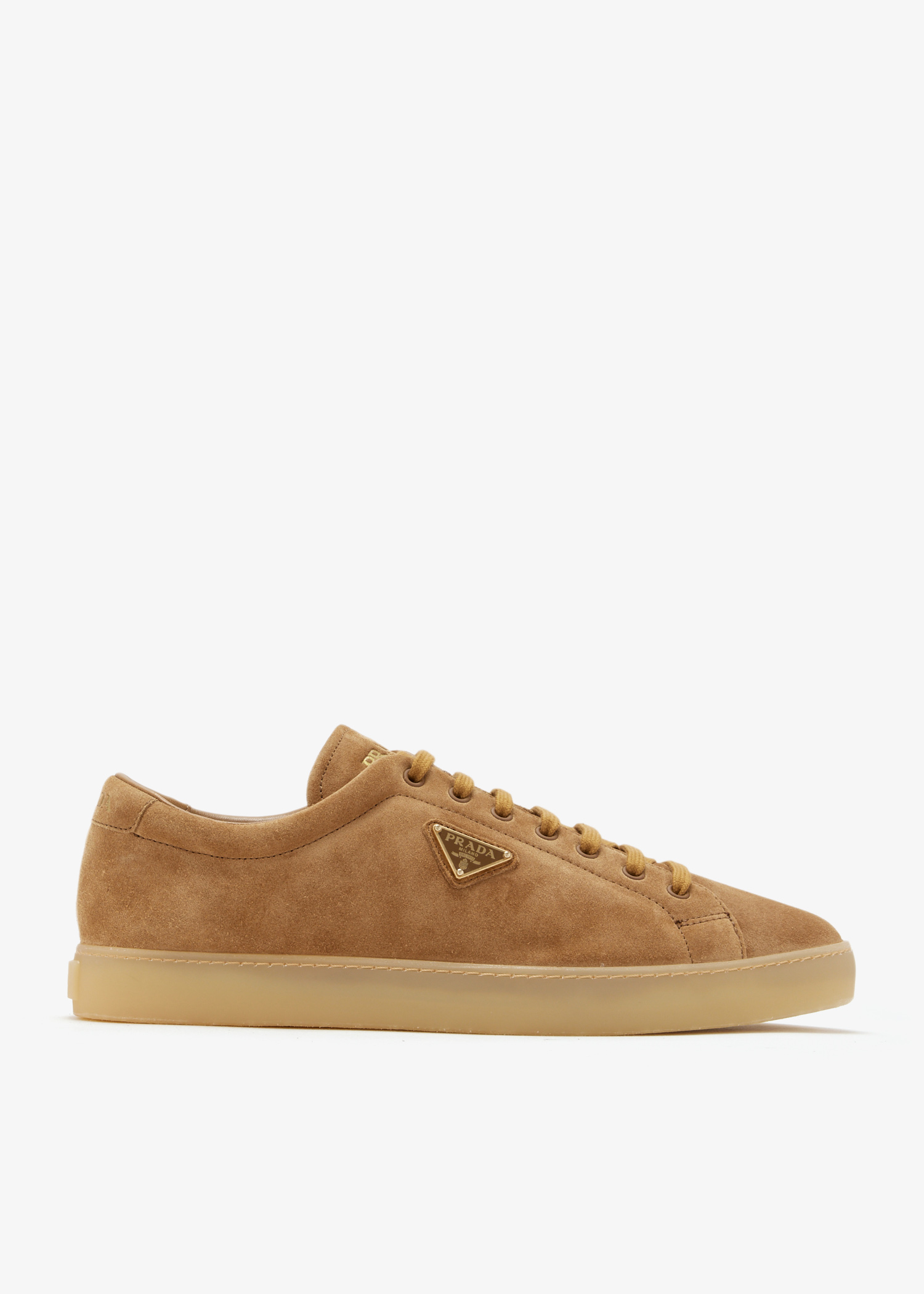 

Logo plaque sneakers, Brown