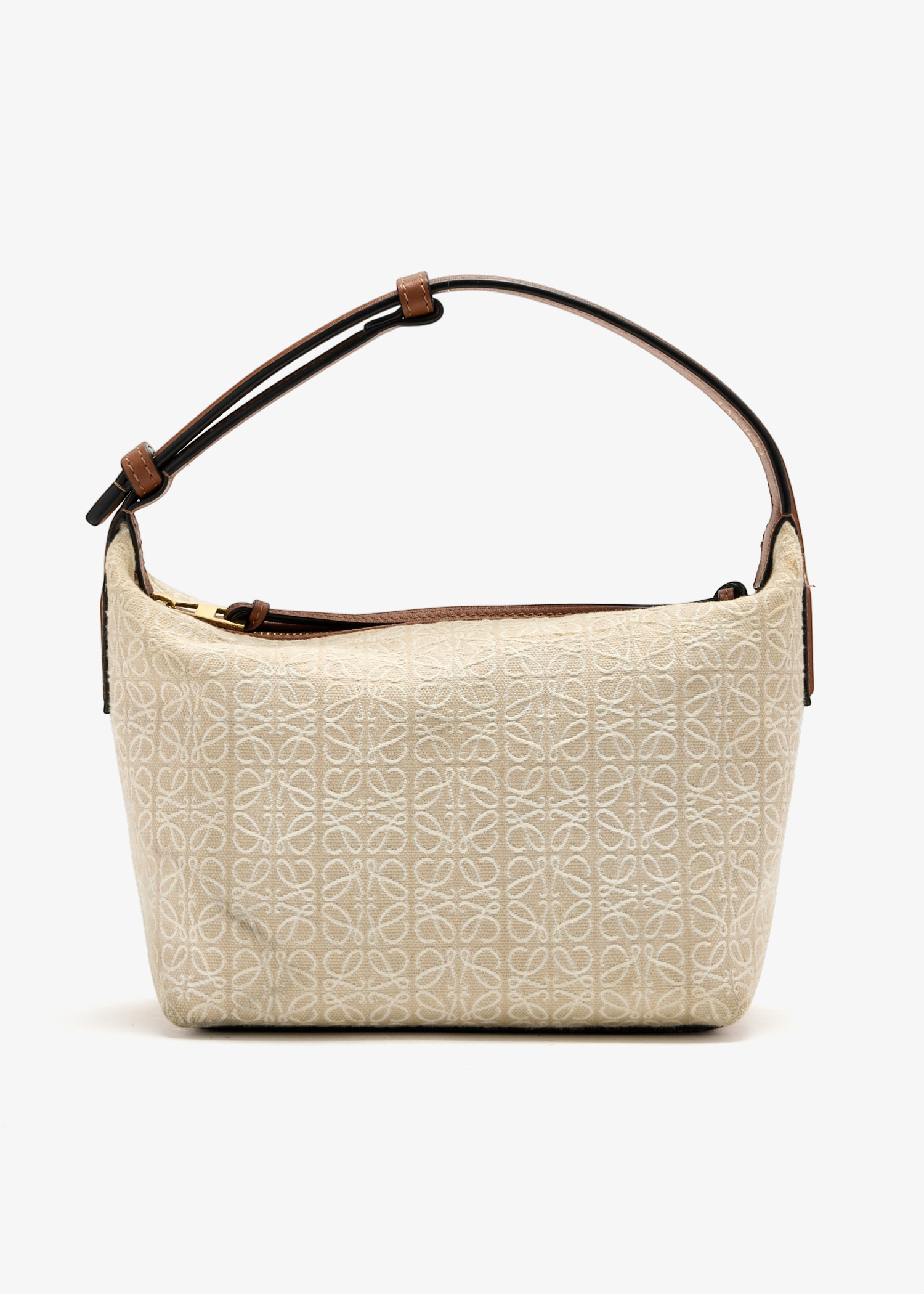 

Cubi Small Anagram top handle bag, Beige
