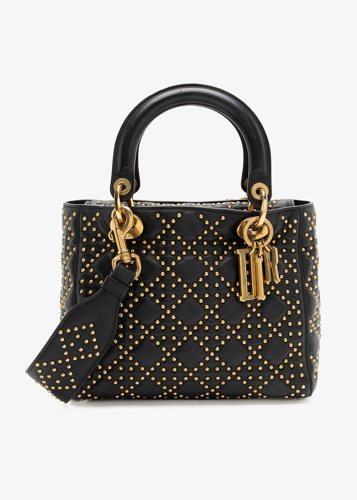 

Medium Lady Dior bag, Black