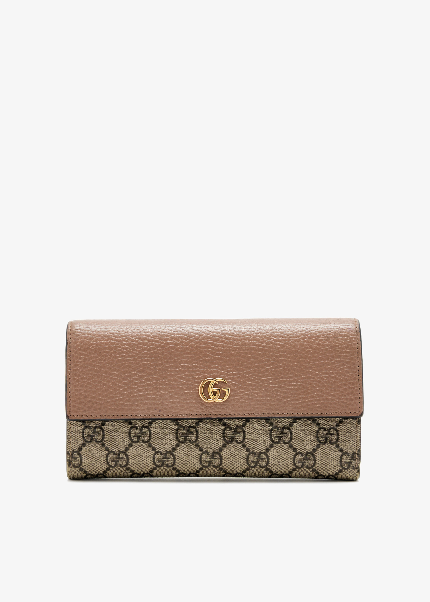 

Bi-Color GG Marmont continental wallet, Printed