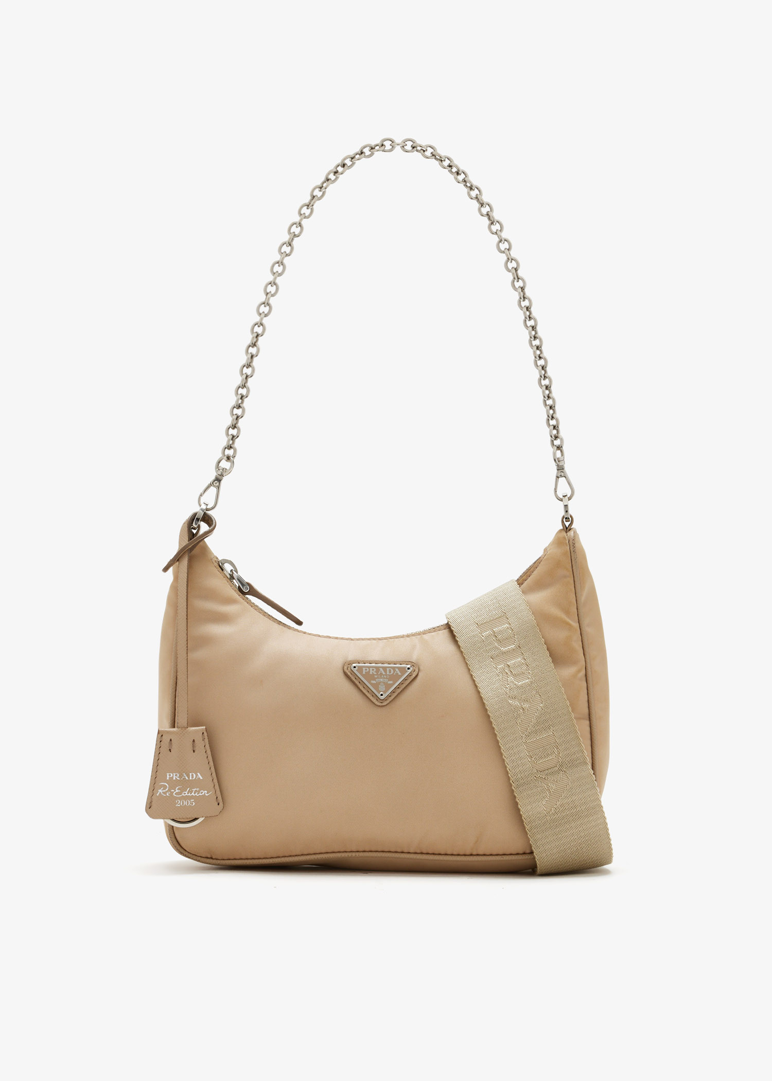 

Re-Edition 2005 shoulder bag, Beige