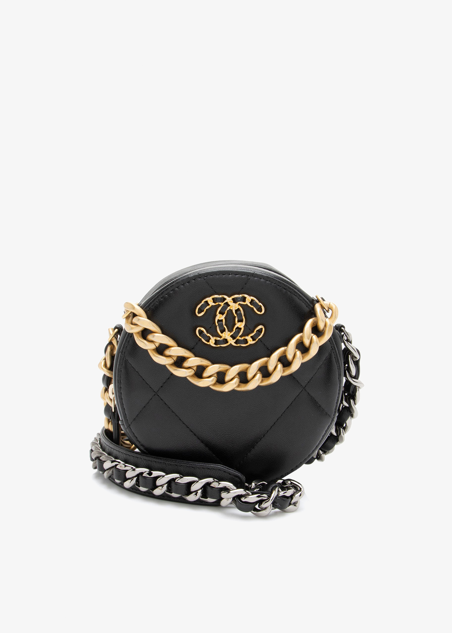 

CC 19 Round clutch, Black