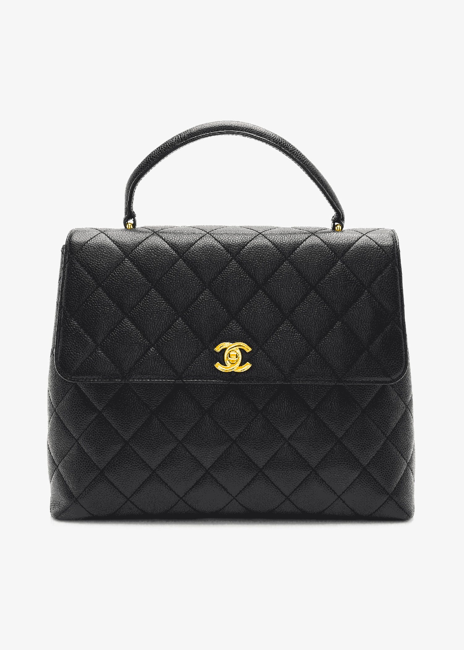 

Vintage Kelly top handle bag, Black