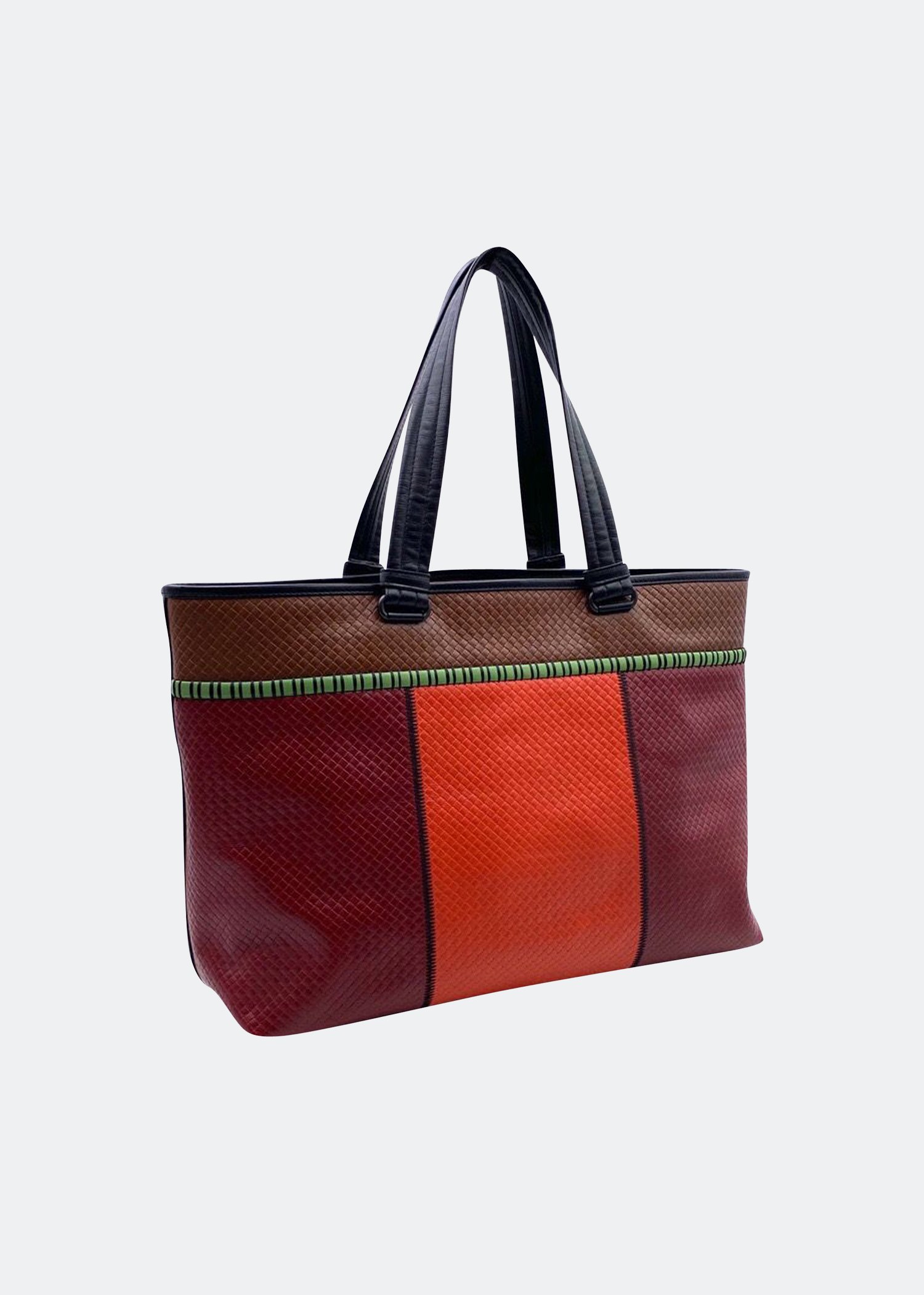 

Woven tote bag, Multicolored