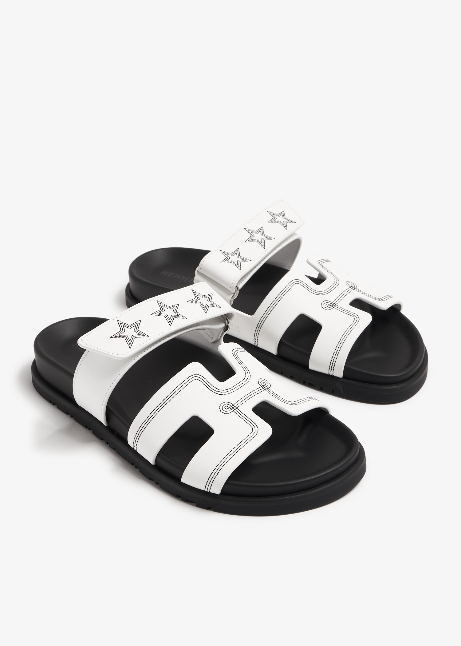

Chypre sandals, White