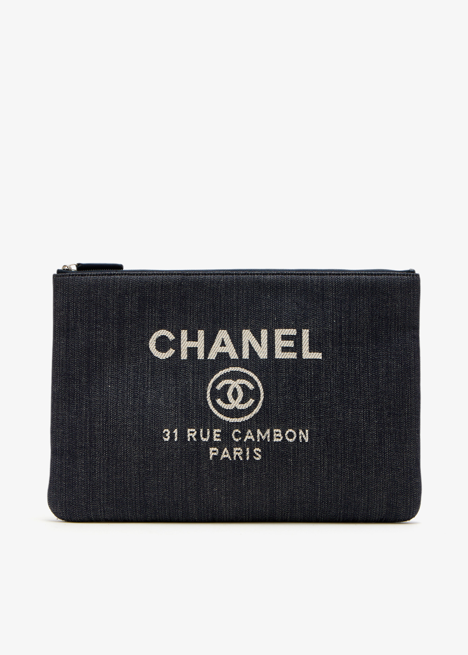 

Large Deauville O Case clutch, Blue