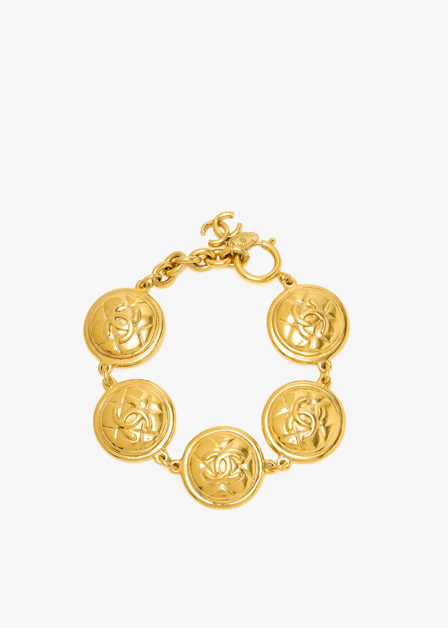 

CC Medallion bracelet, Gold