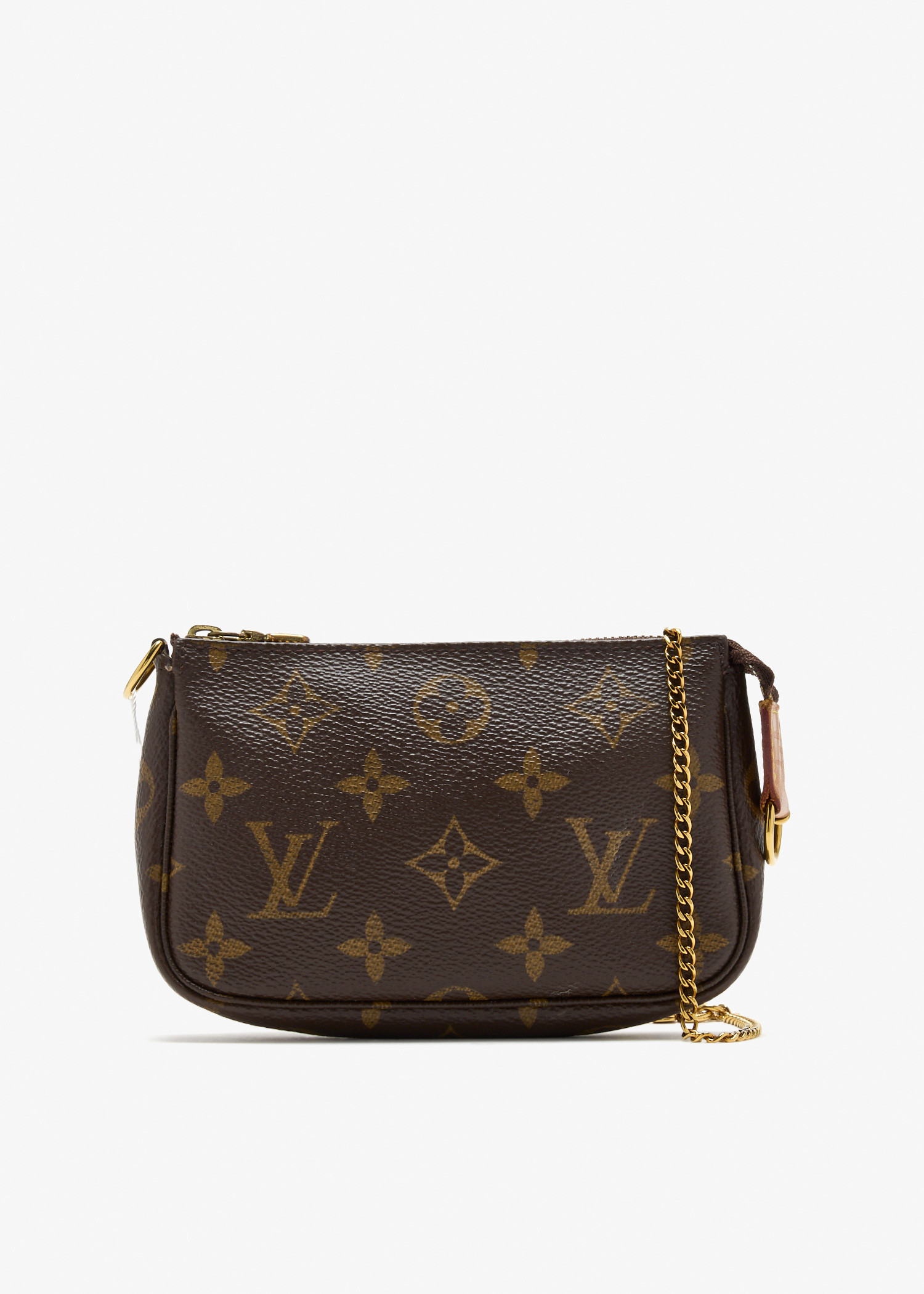 

Mini Pochette accessoires, Brown