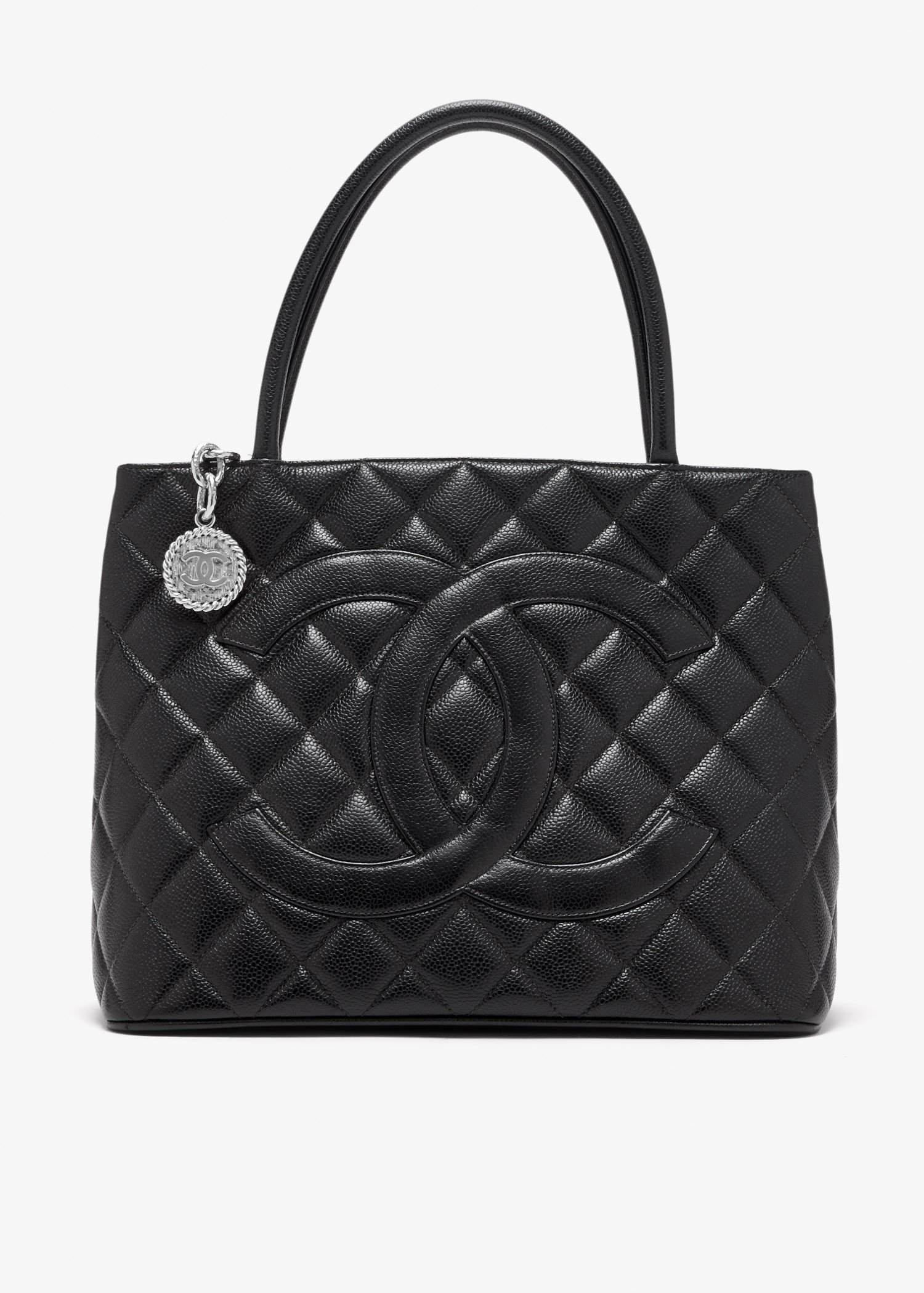 

Caviar Medallion tote bag, Black