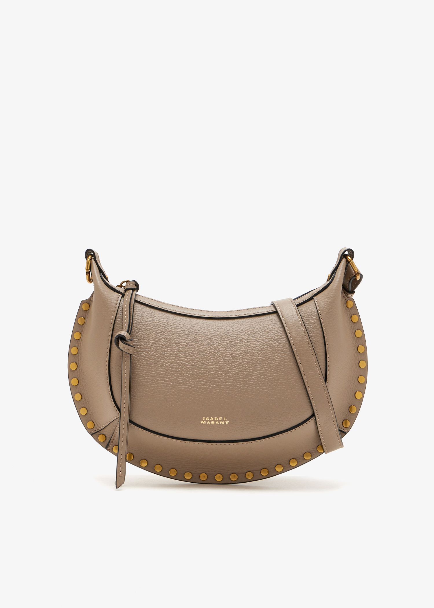 

Oskan moon shoulder bag, Taupe