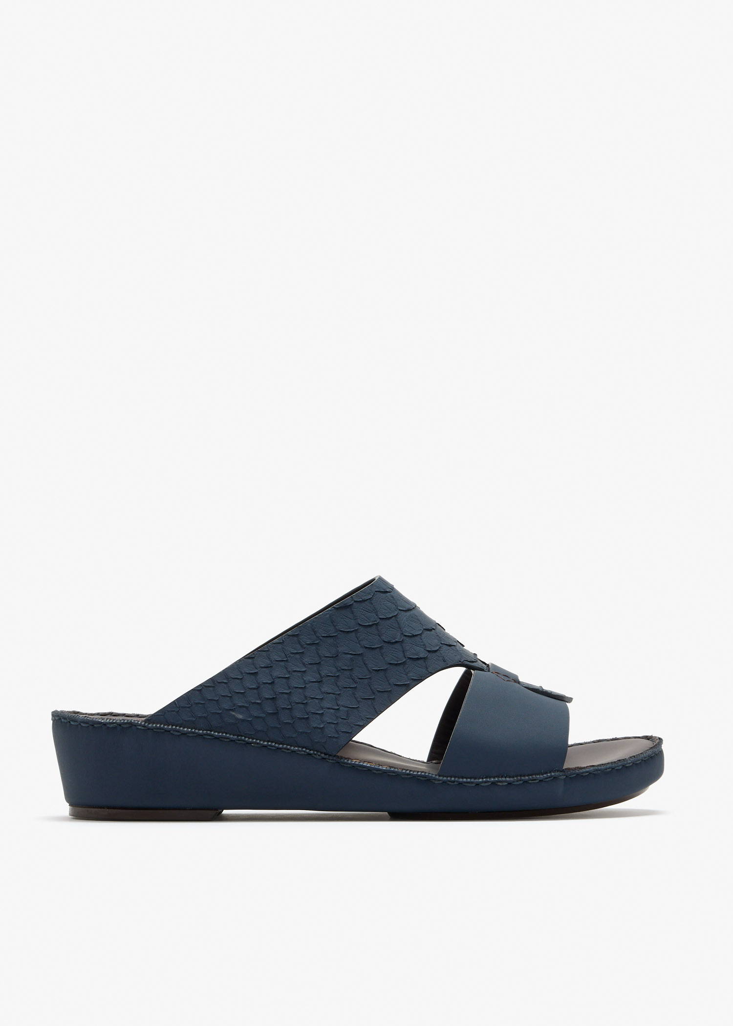

Cinghia Nuovo Duo Rubbercalf sandals, Navy