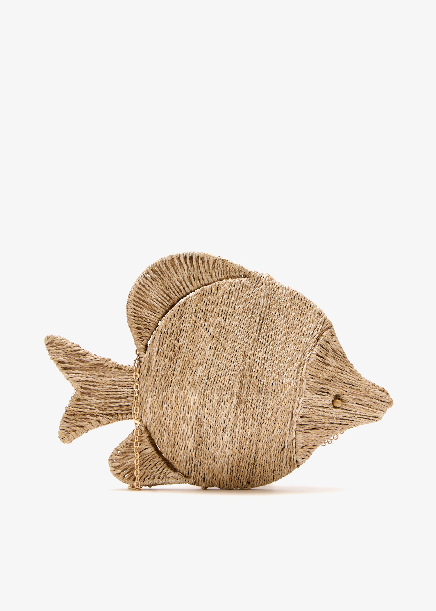 

The Rhodes Rope Fish clutch, Beige