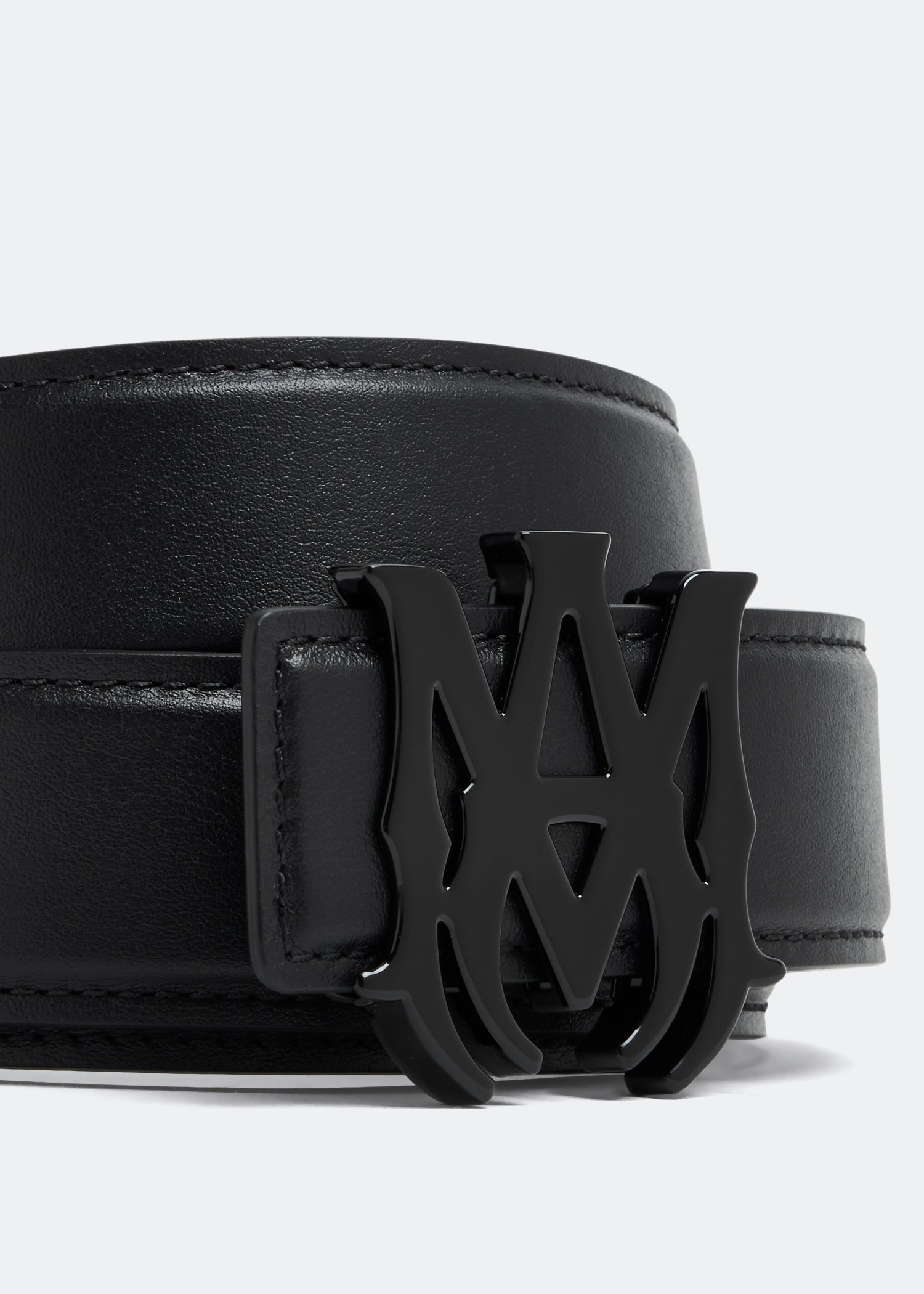 

M.A. logo belt, Black