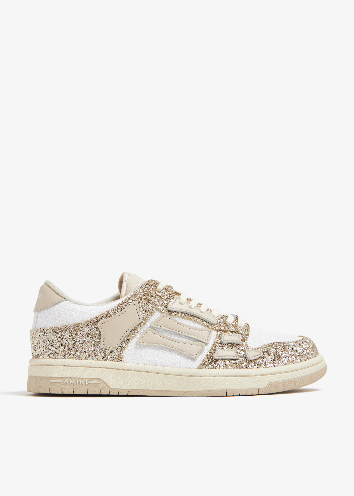 

Glitter Skel low-top sneakers, Gold