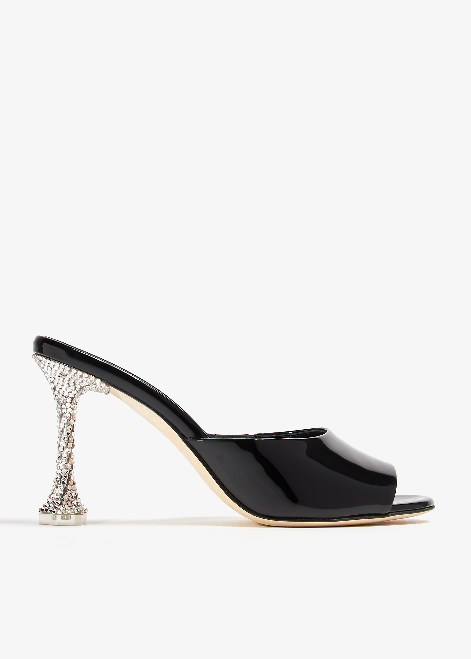 

Balla Patent sandals, Black