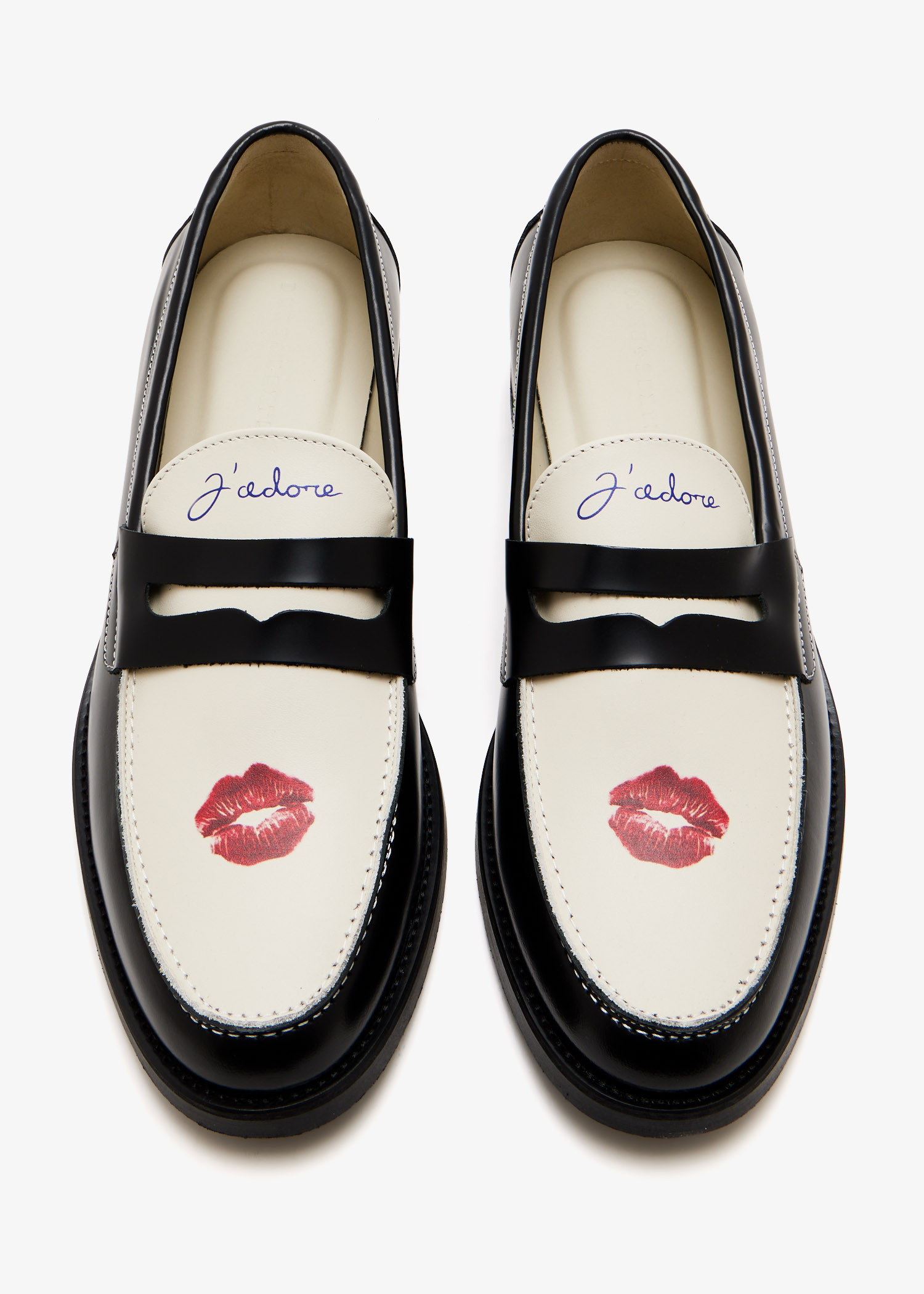 

Wilde Kiss Penny loafers, Black