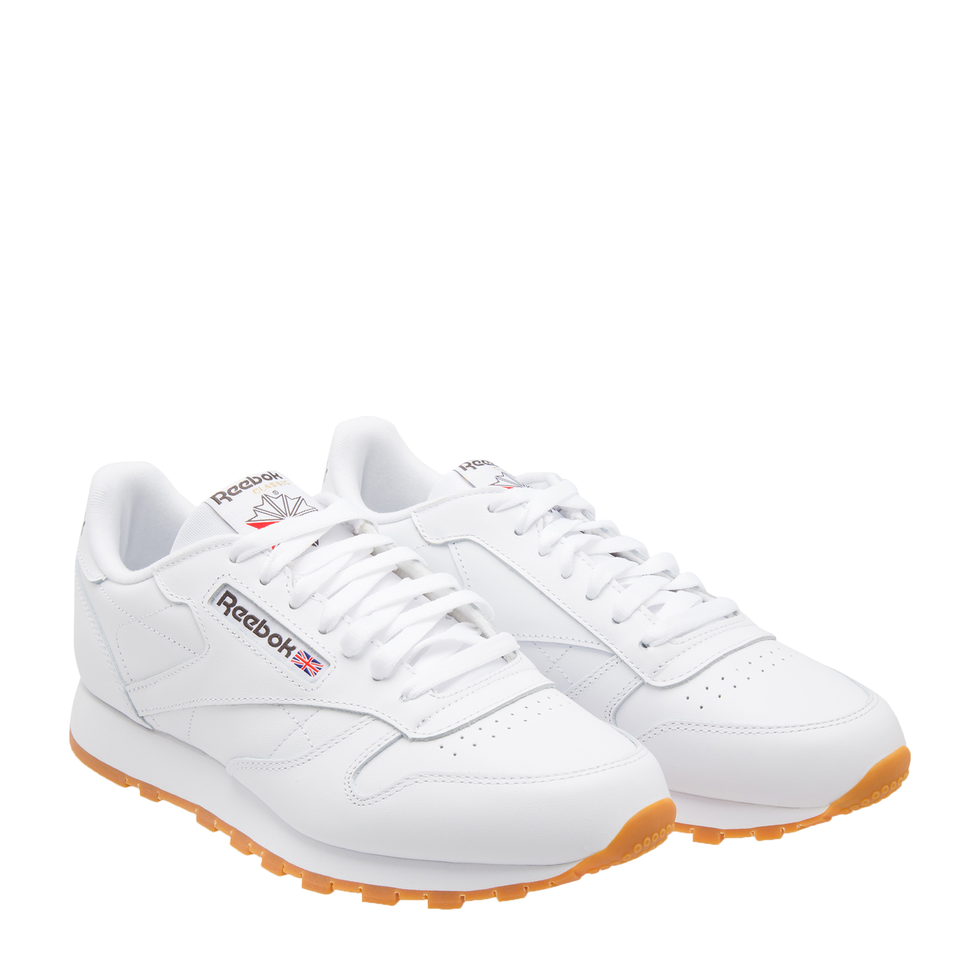

Classic leather sneakers, White
