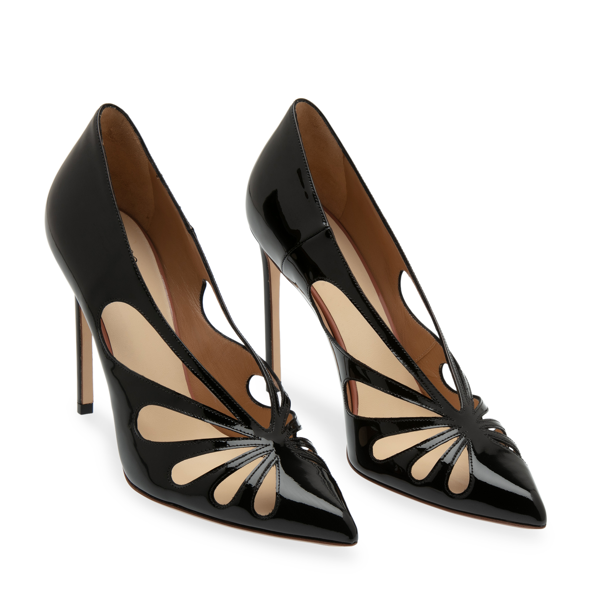 

Patent leather pumps, Black