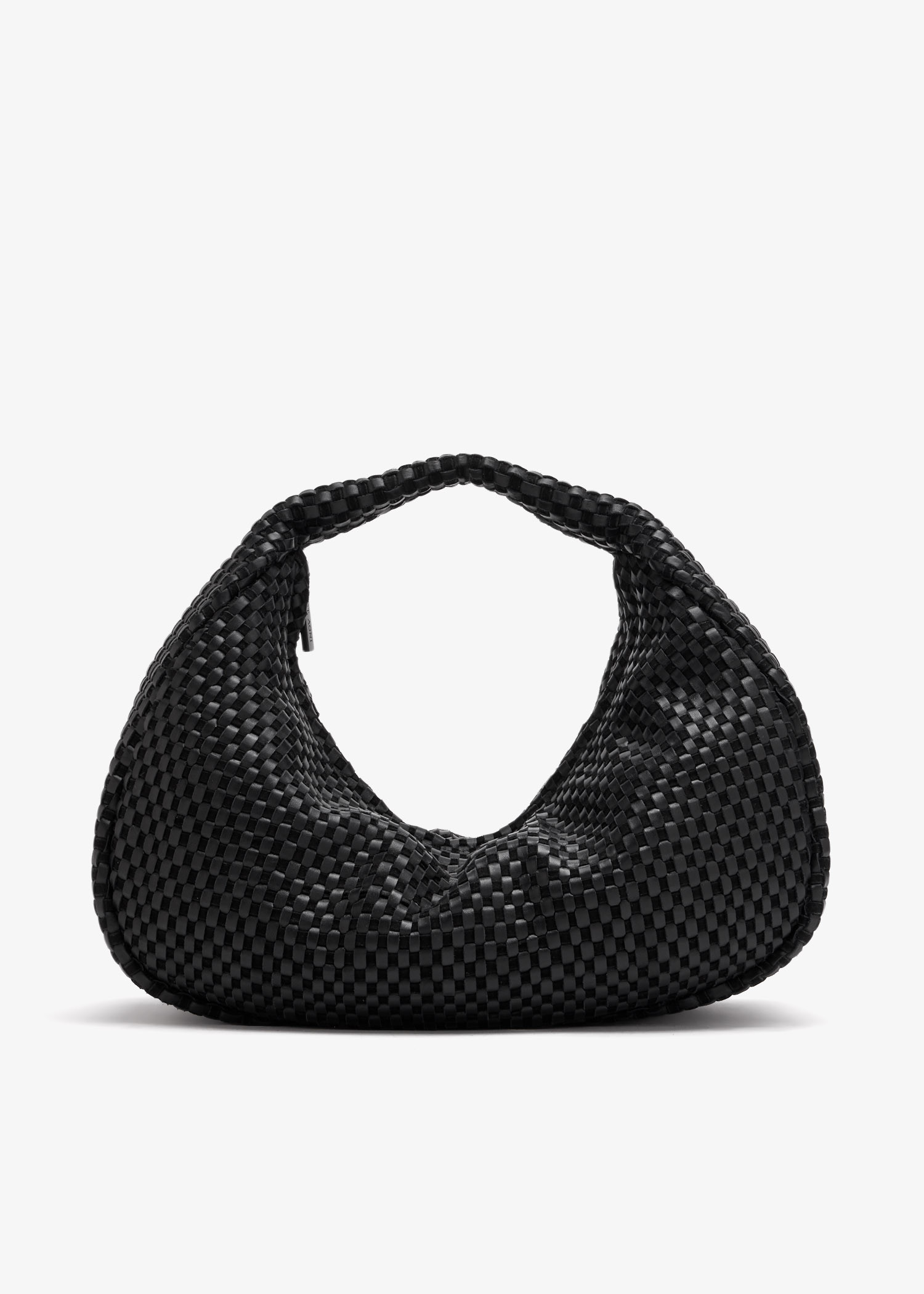 

Lattice weave bon bon bag, Black