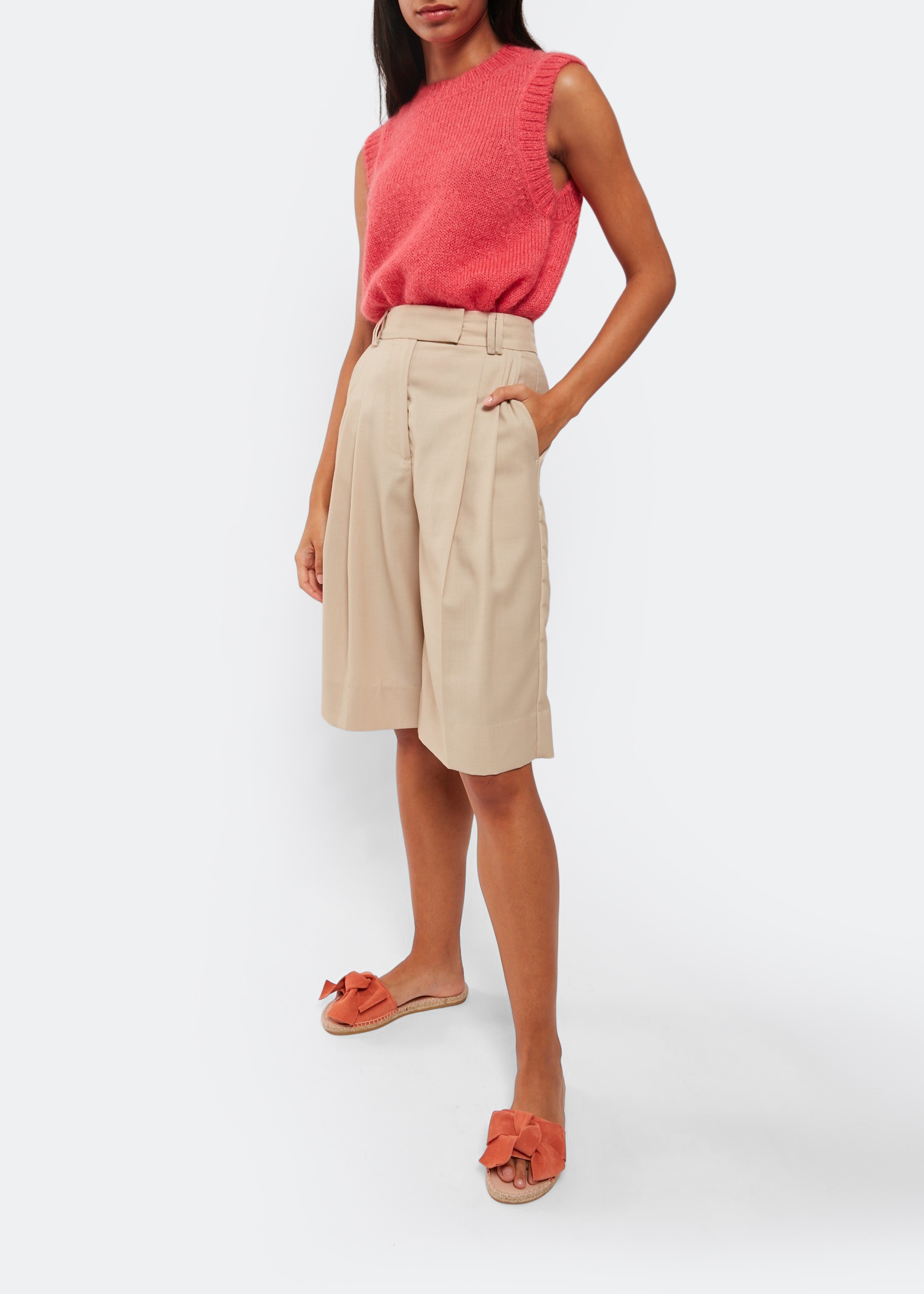 

Hamptons Bow sandals, Orange