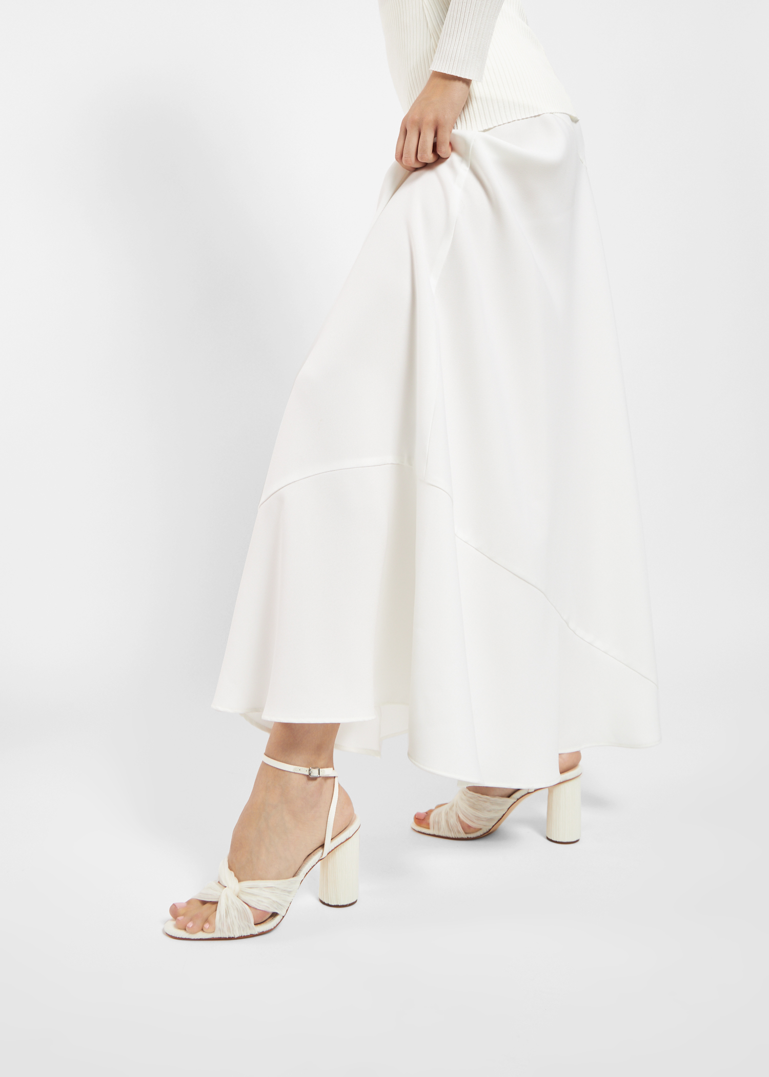 

Reed sandals, White