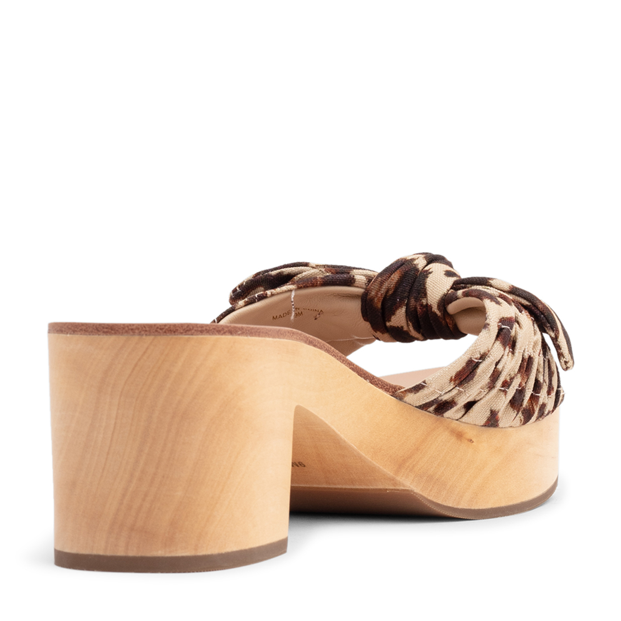 

Regina clog sandals, Animal print