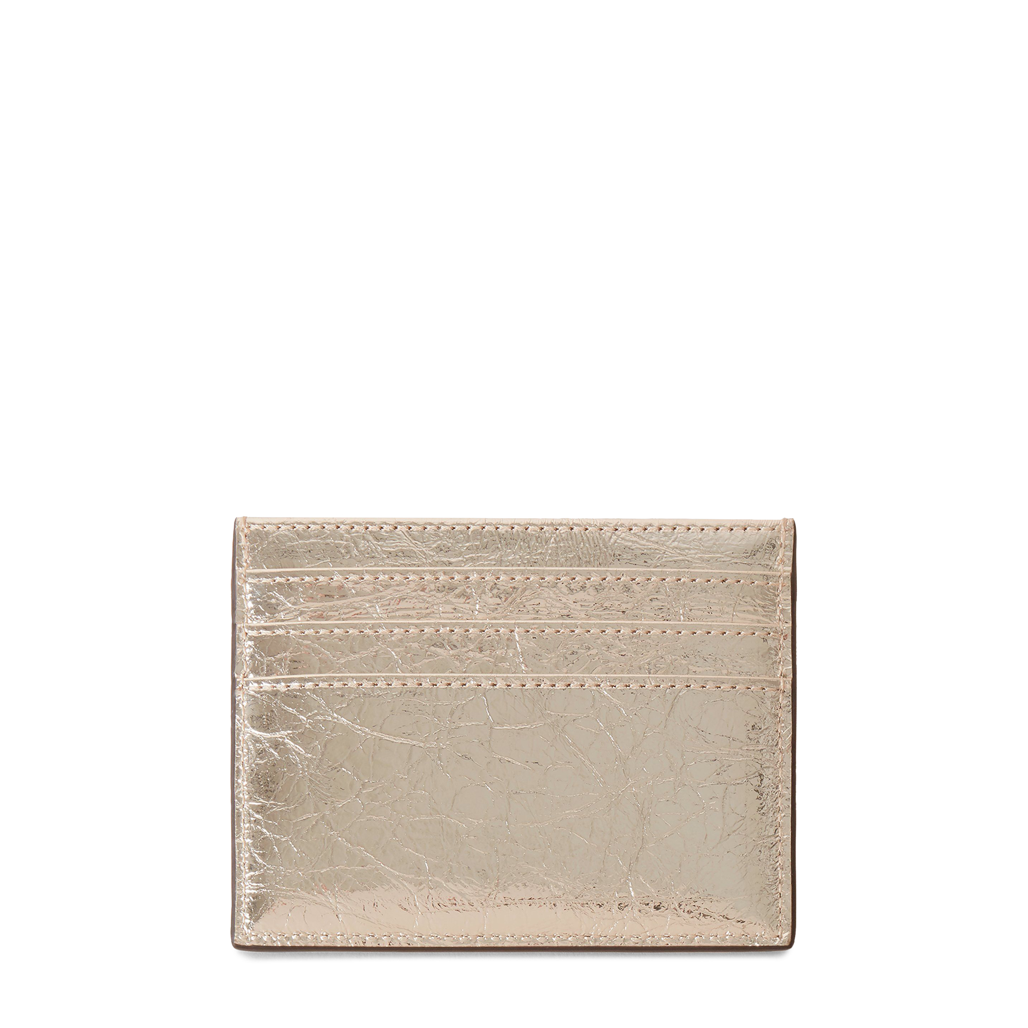

Zip credit card slip, Metallic
