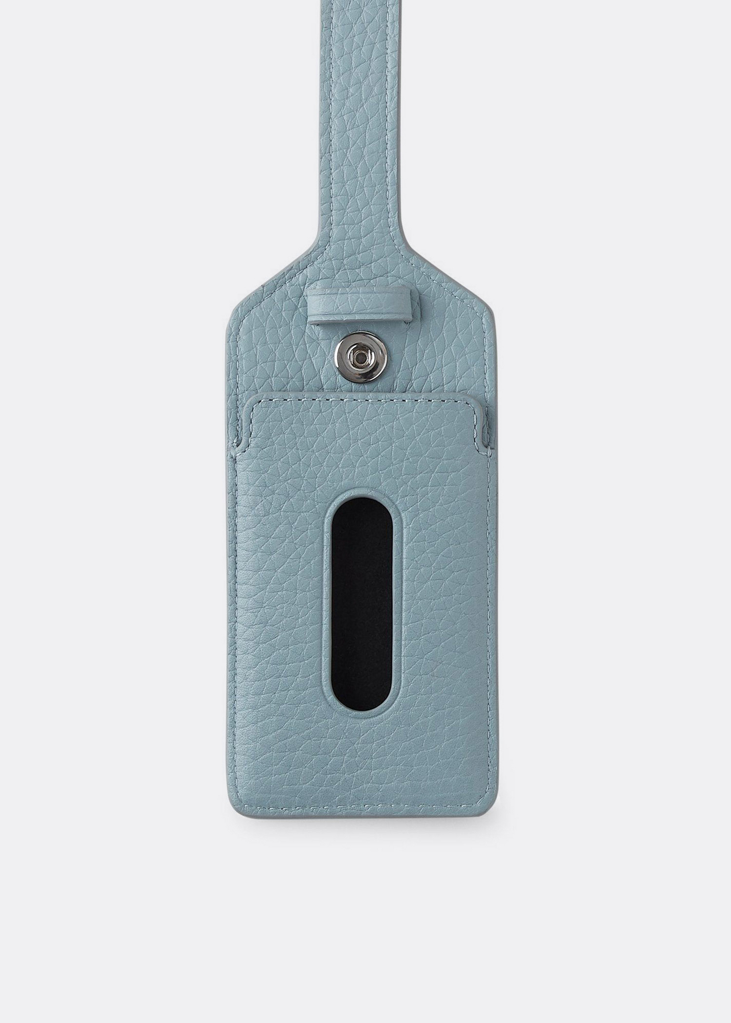 

Leather luggage tag, Blue