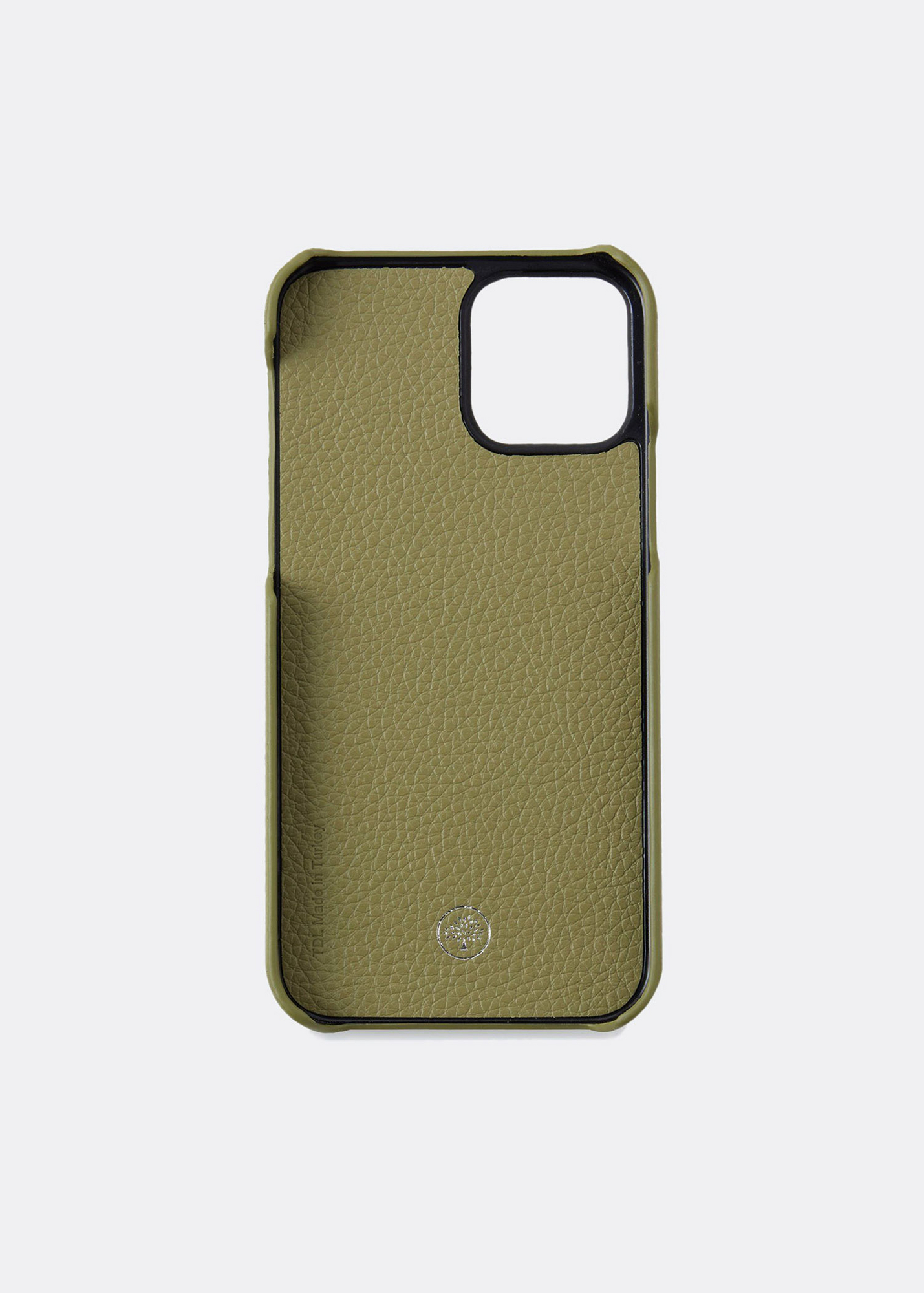 

MagSafe leather iPhone 12 case, Green