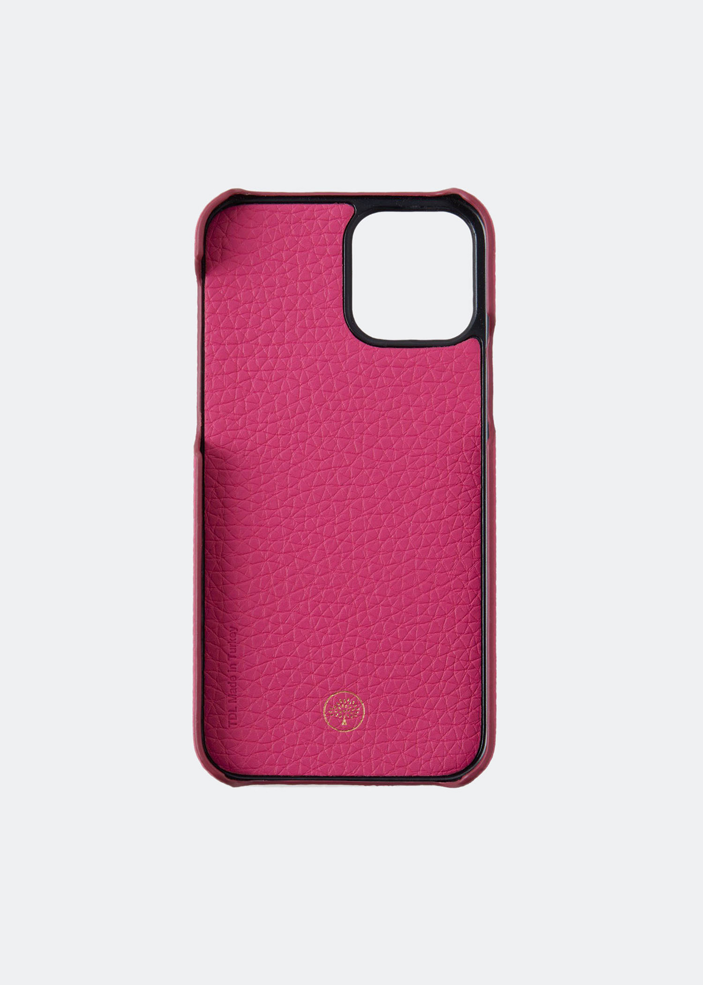 

MagSafe leather iPhone 12 case, Pink