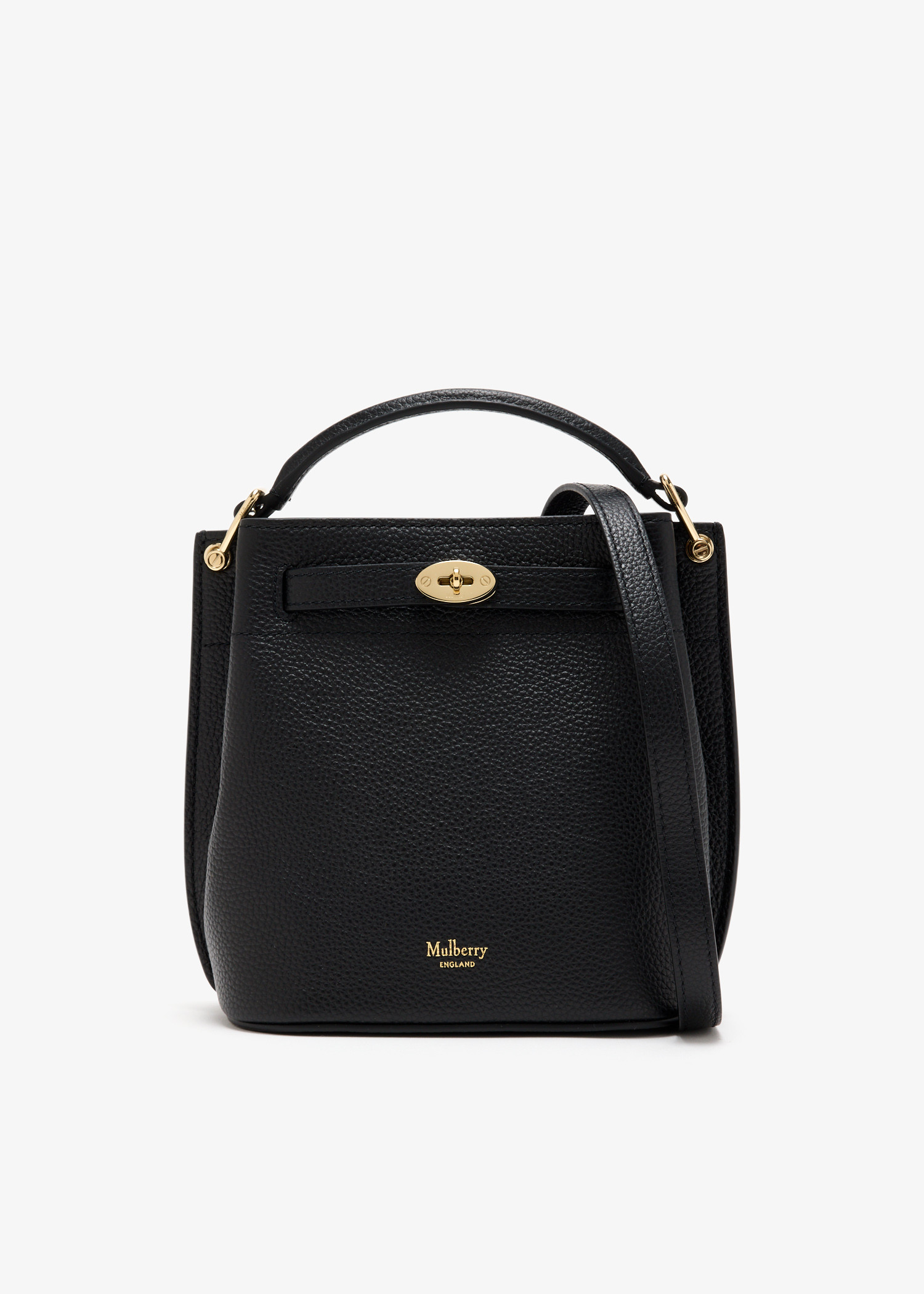 

Mini Islington bucket bag, Black