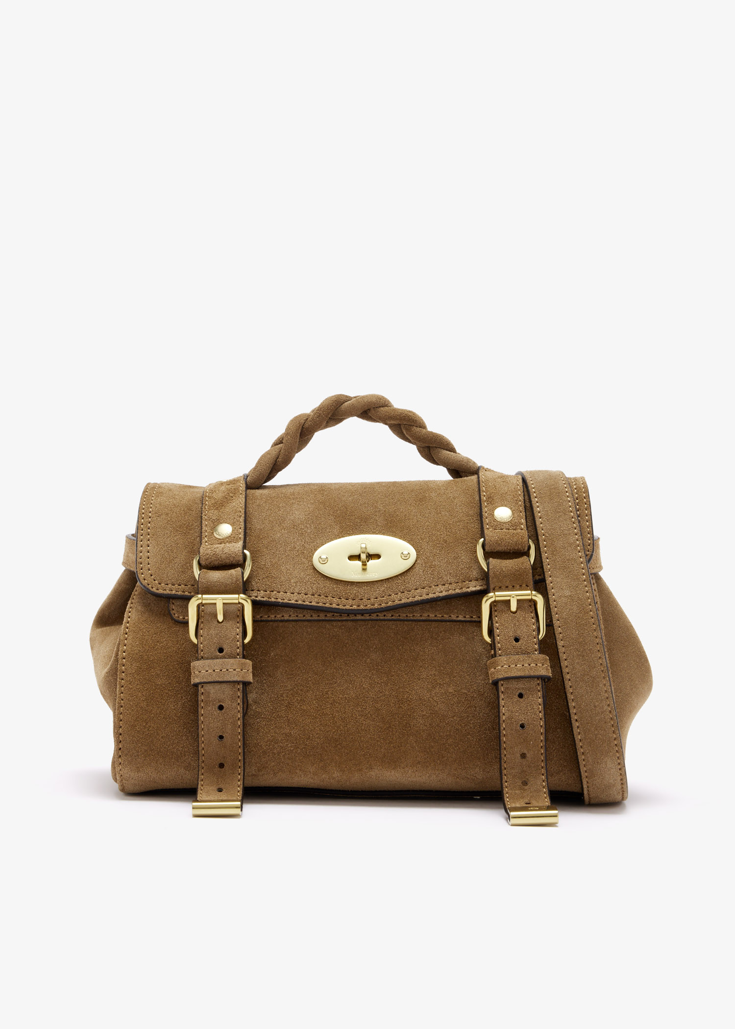 

Mini Alexa top handle bag, Brown