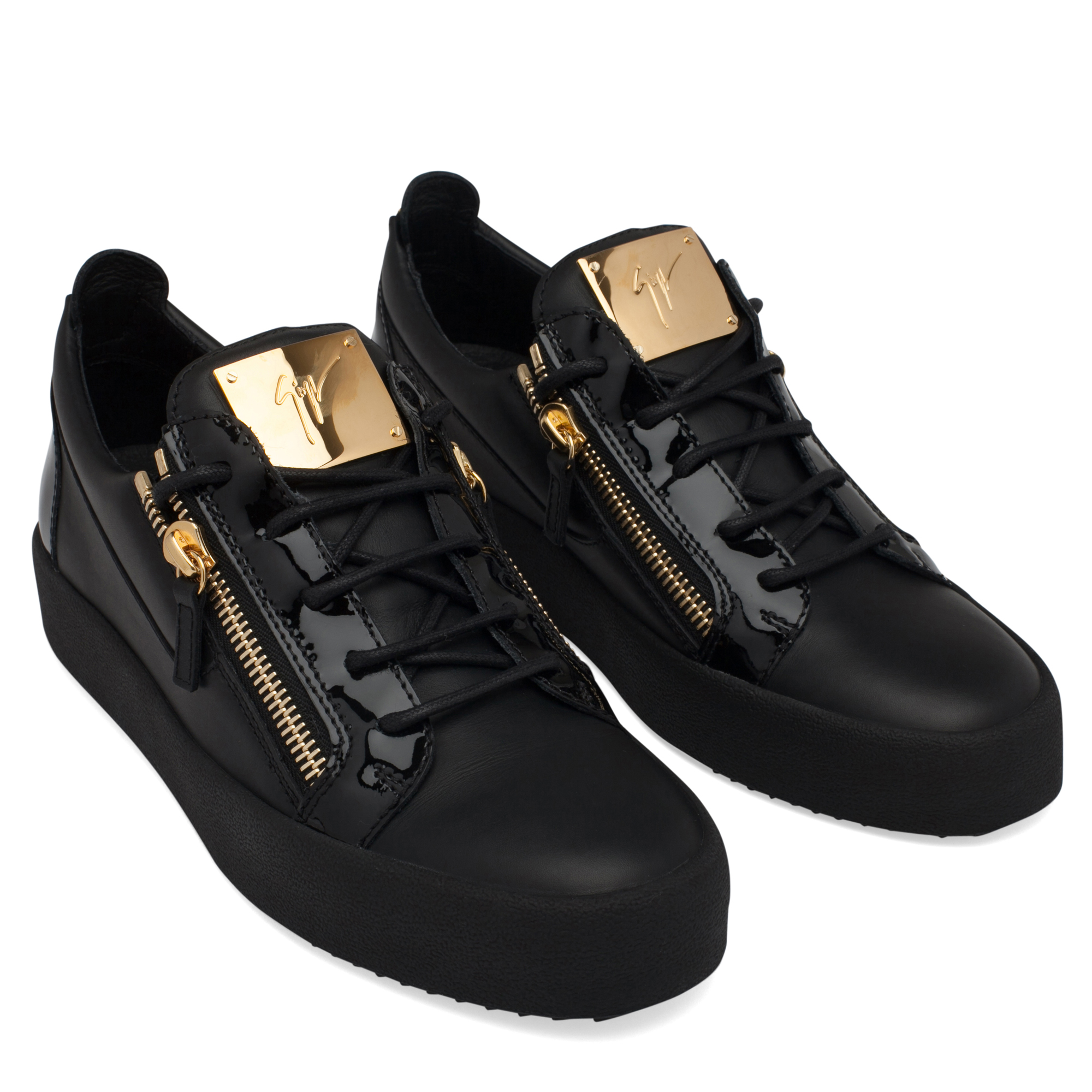 

Leather sneakers, Black