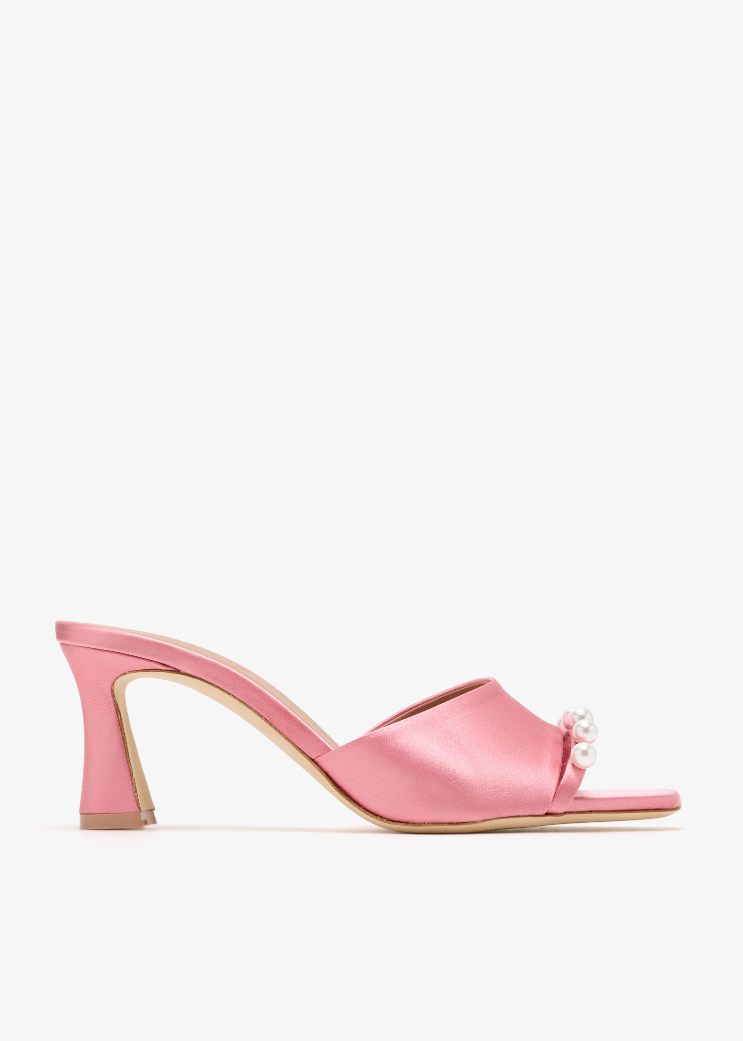 

Roxanne Pearl 70 mules, Pink