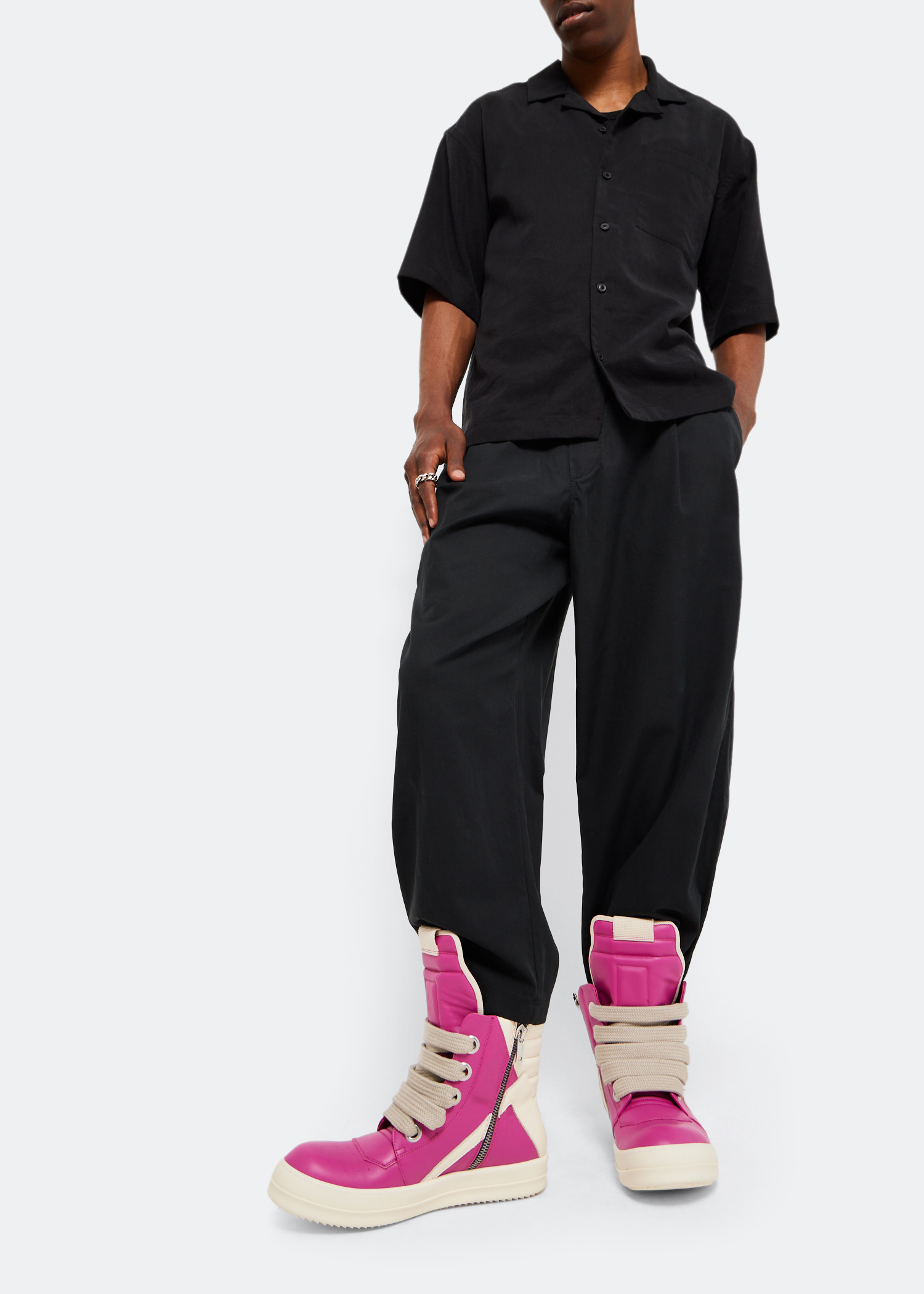 

Geobasket high-top sneakers, Pink