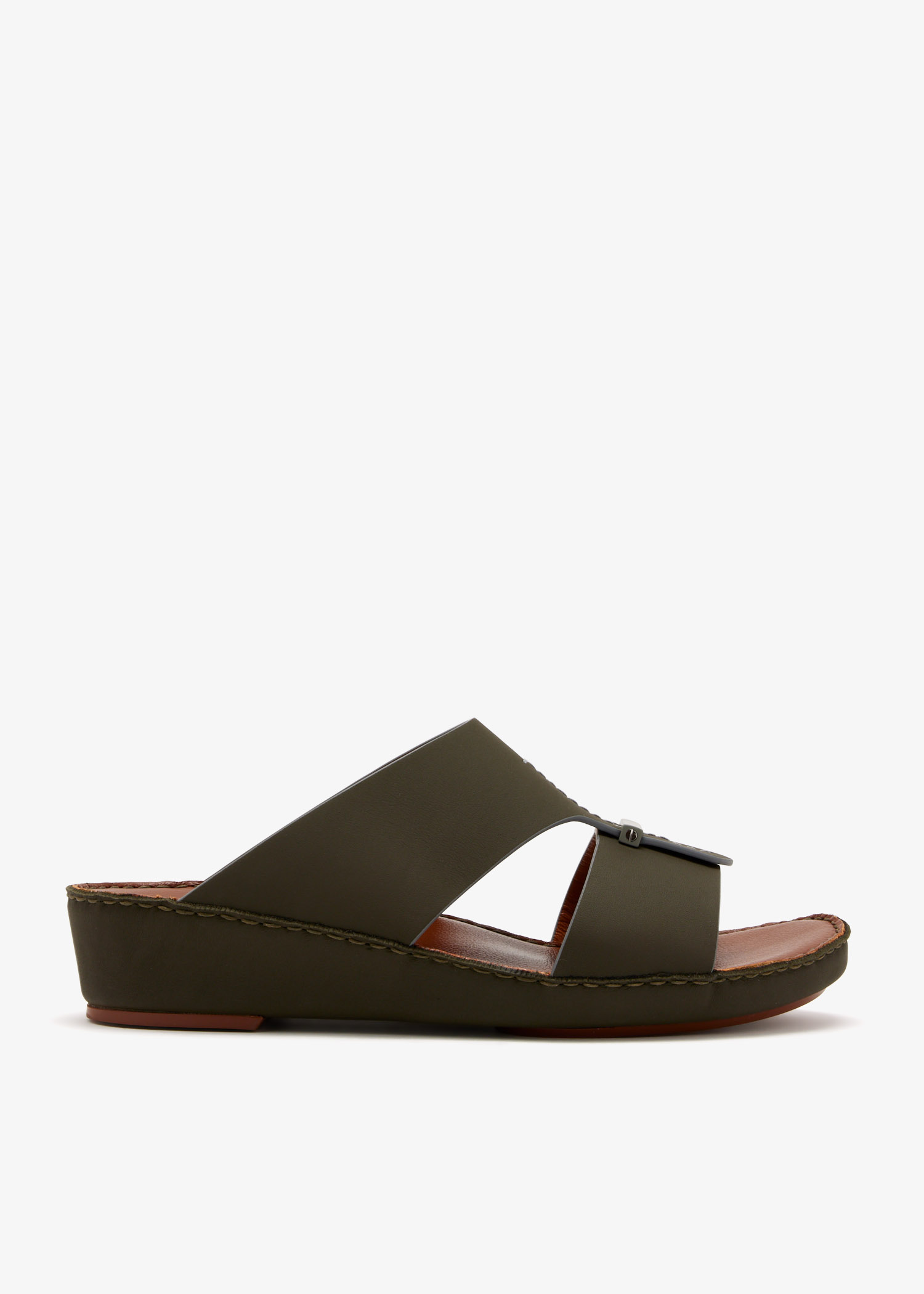 

Cerchio Cucire Rubbercalf contrast sandals, Green