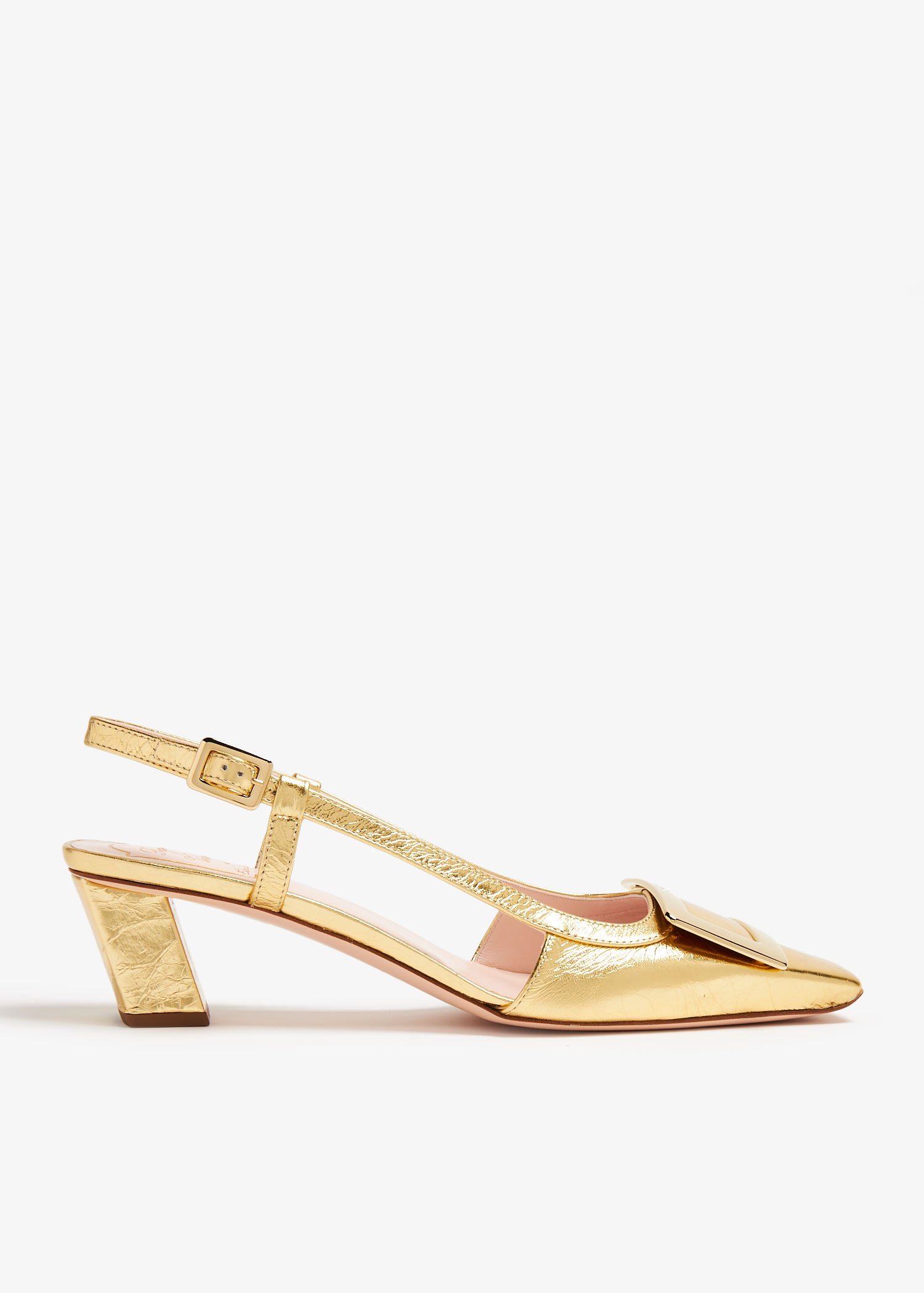 

Belle Vivier slingback pumps, Gold