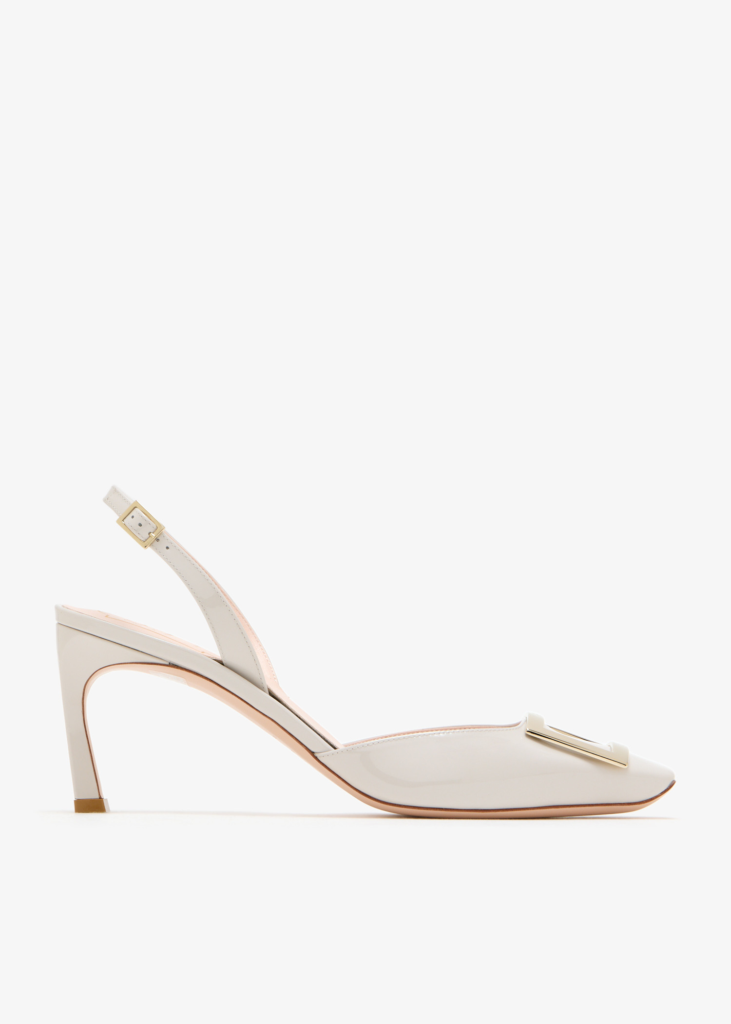 

Trompette slingback pumps, White