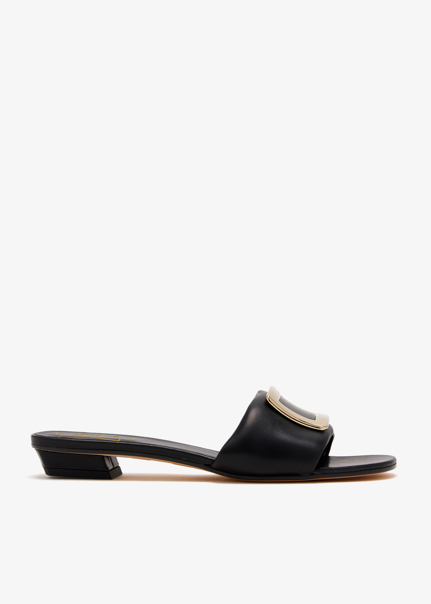 

Belle Vivier mules, Black
