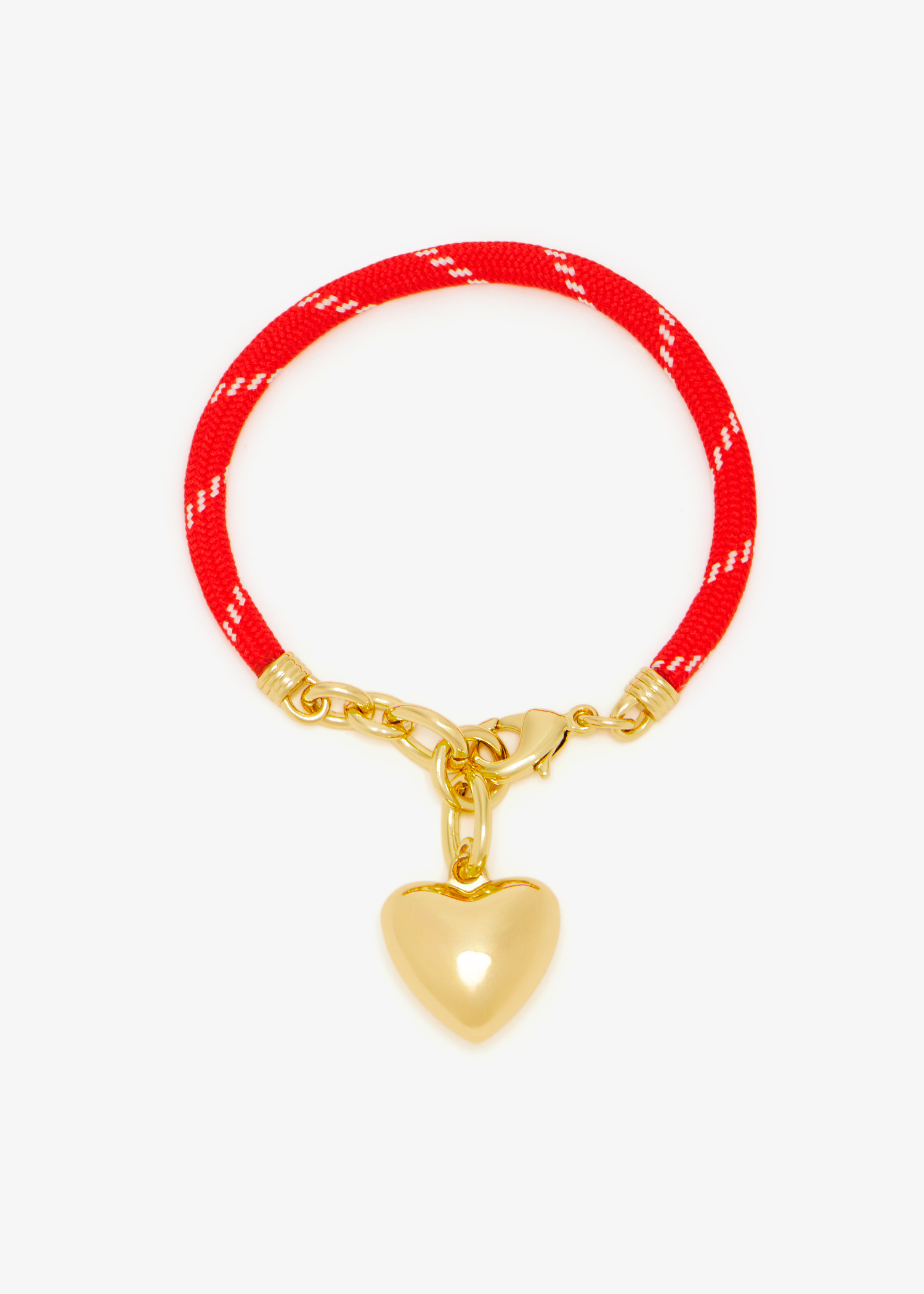 

The Happy Cord Charm bracelet, Red