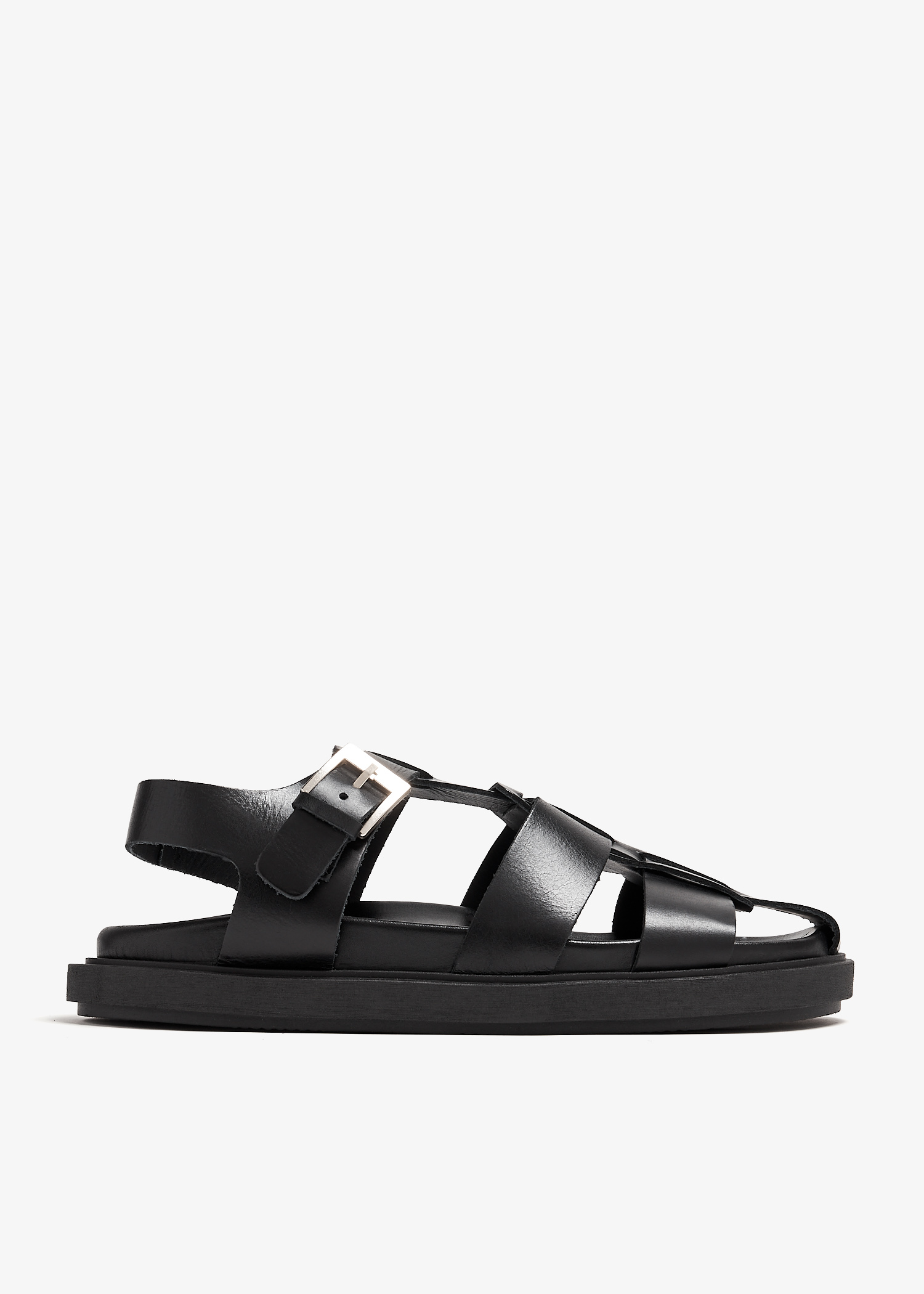

Backbone clog sandals, Black