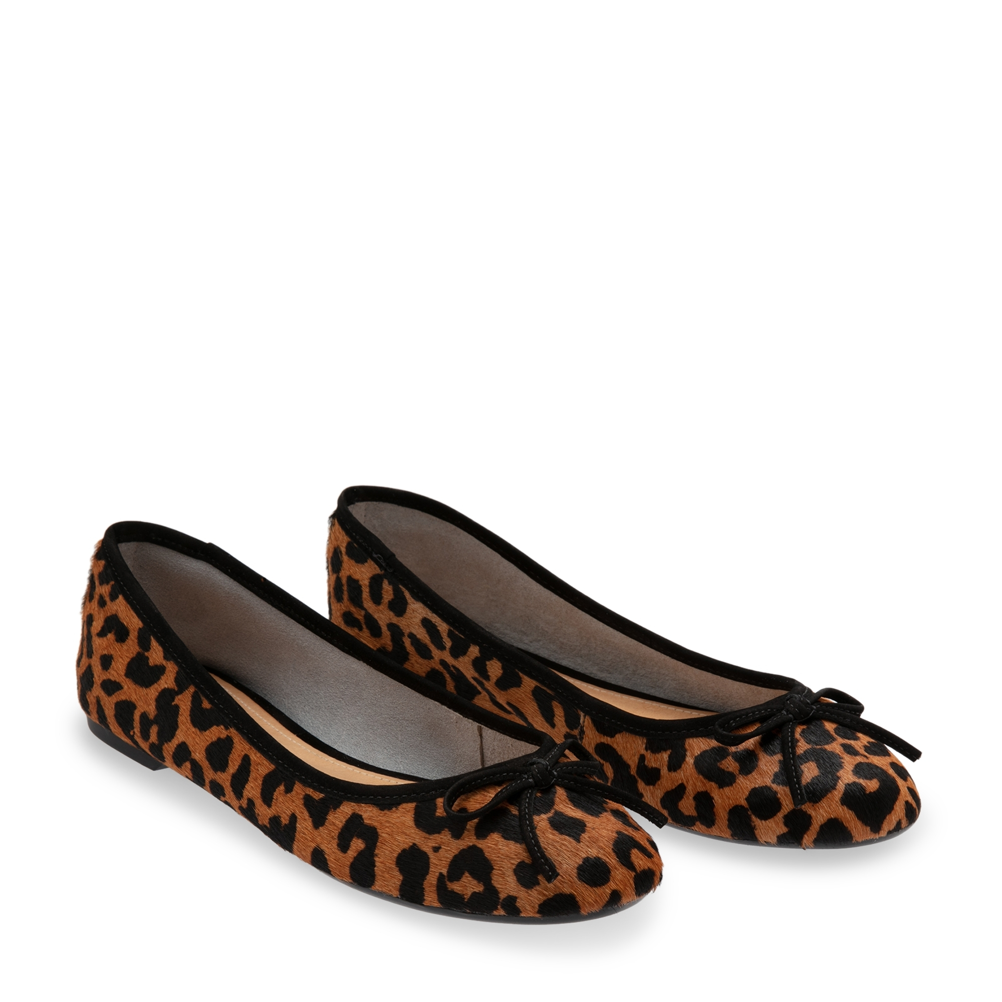 

Leopard print ballet flats, Multi-coloured