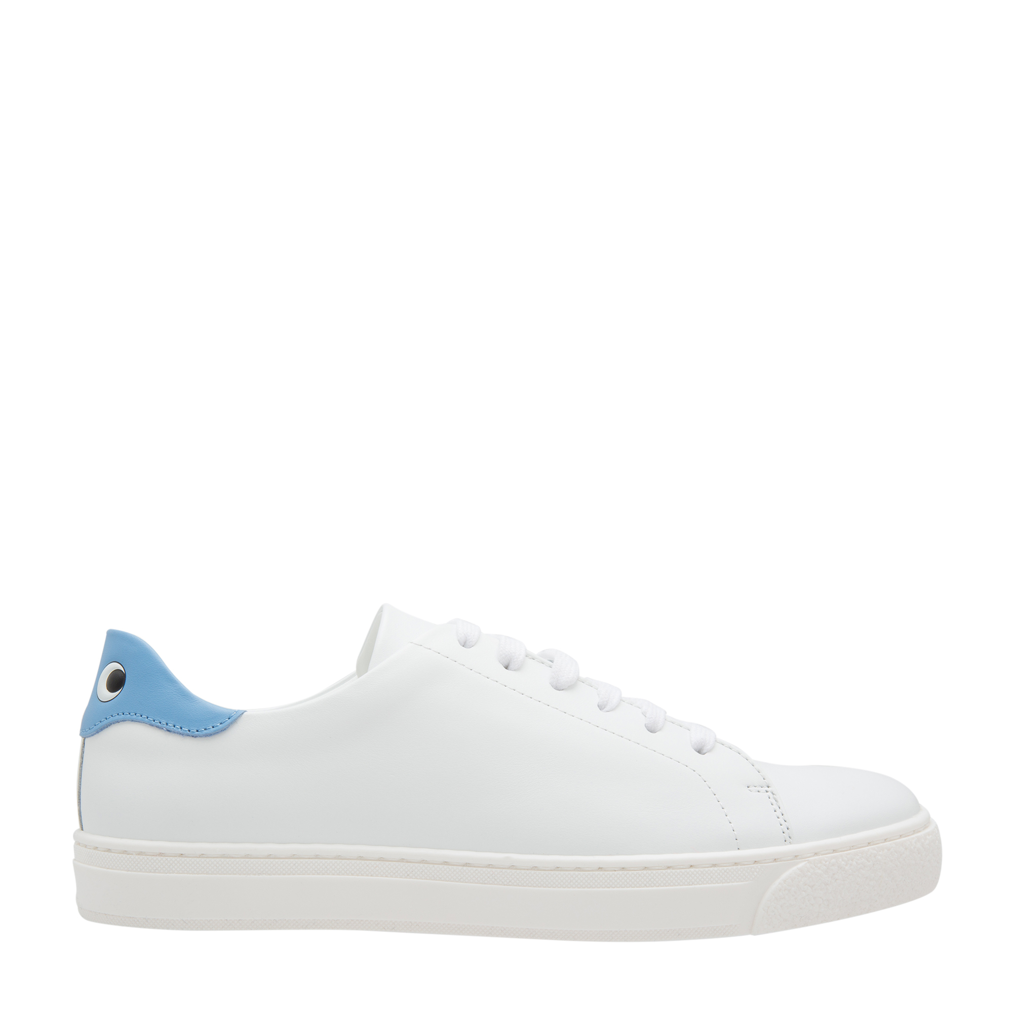 

Leather tennis sneakers, White